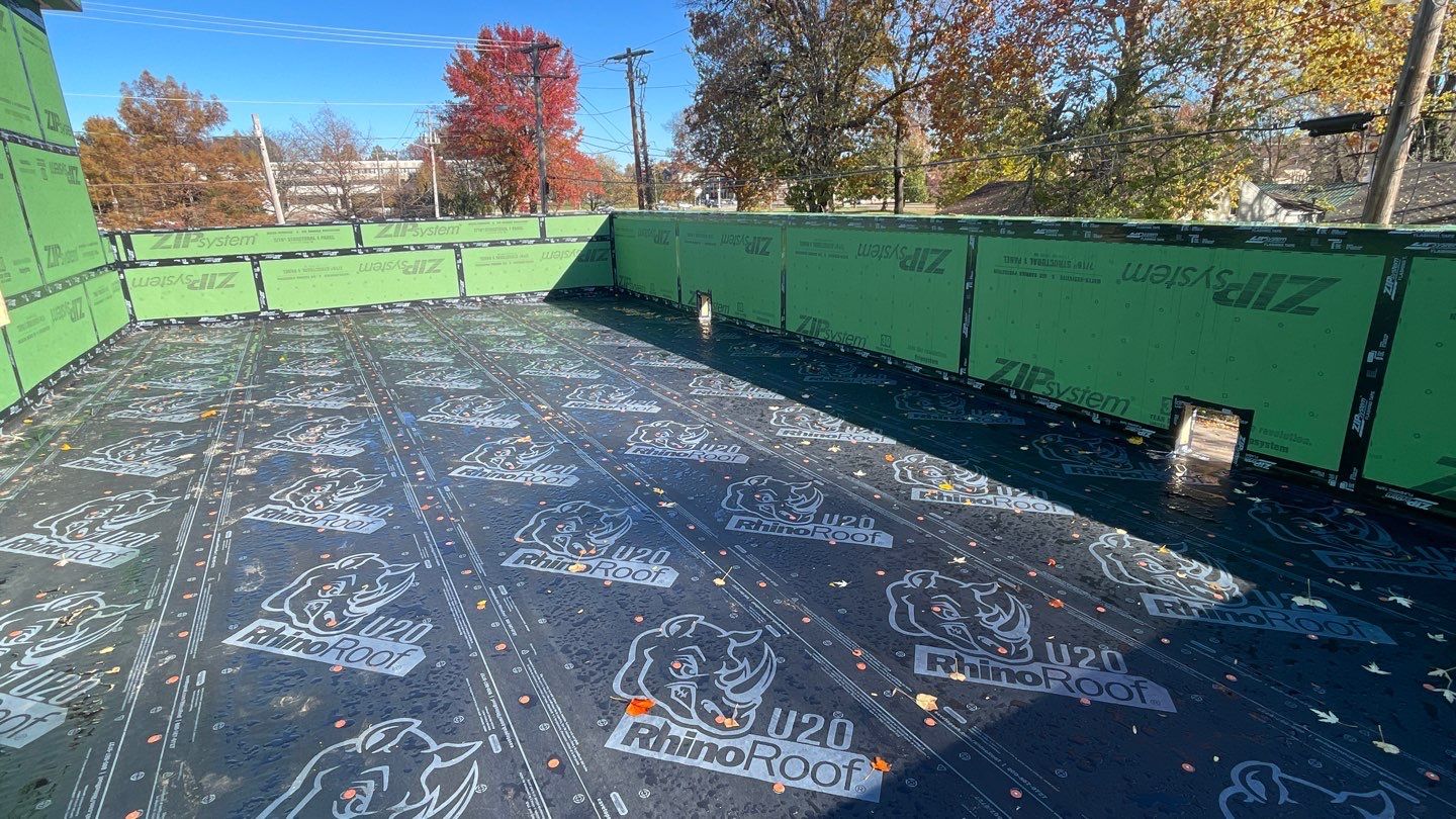 Commercial Flat Roof Install - Single-Ply Membrane  by Titan Commercial & Residential Roofing 