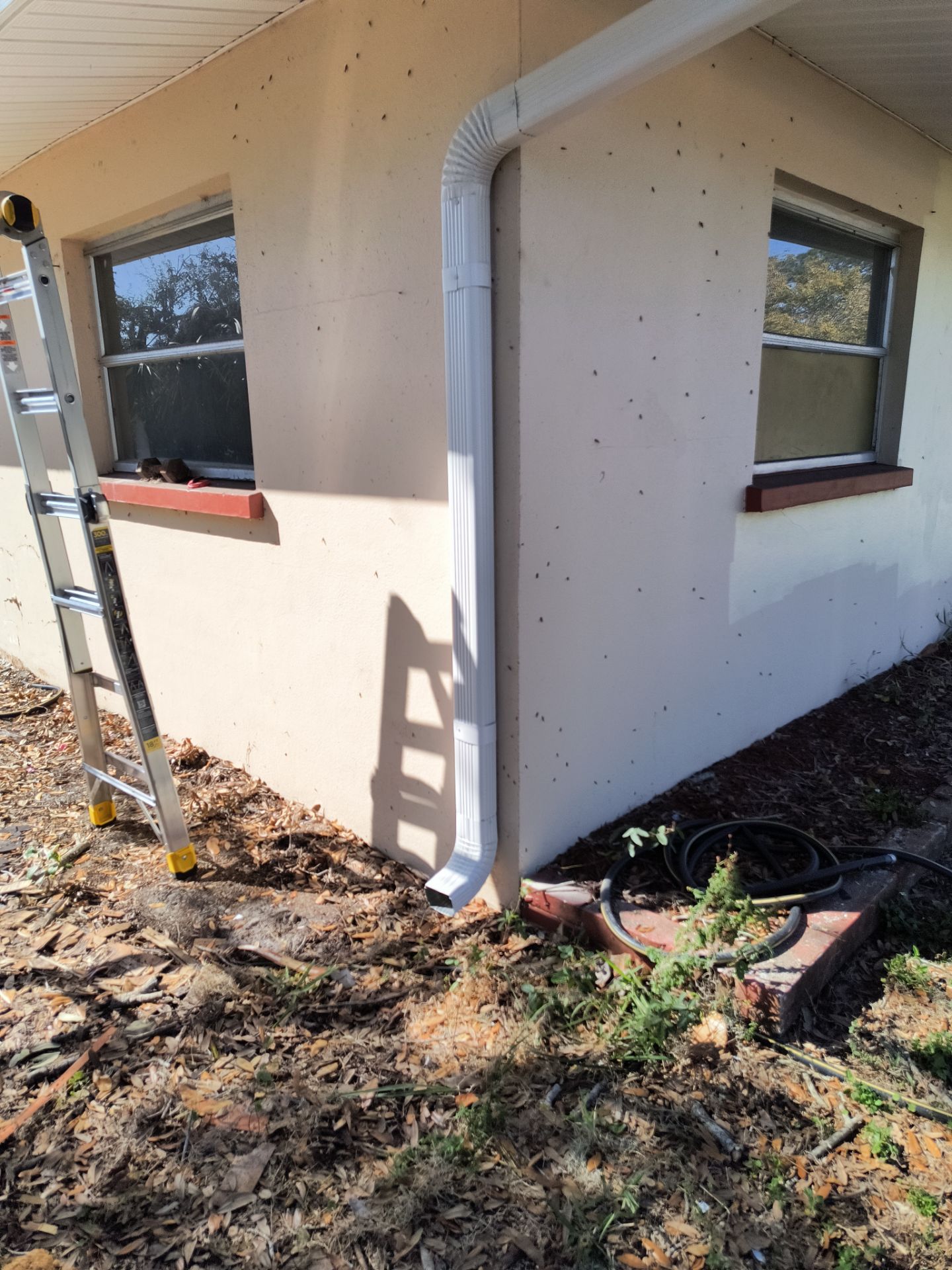 White Soffit and Fascia Upgrade in Sarasota FL by Gutter Professors