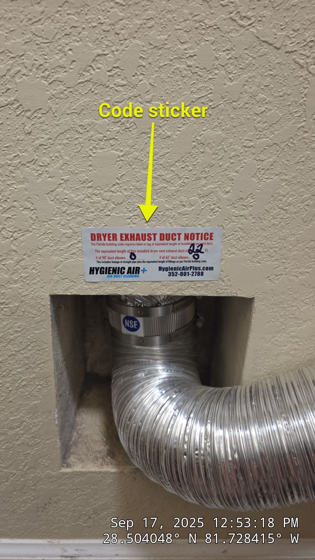 Boot Repair, Air Duct and Dryer Vent Cleaning in Clermont by Hygienic Air, Inc