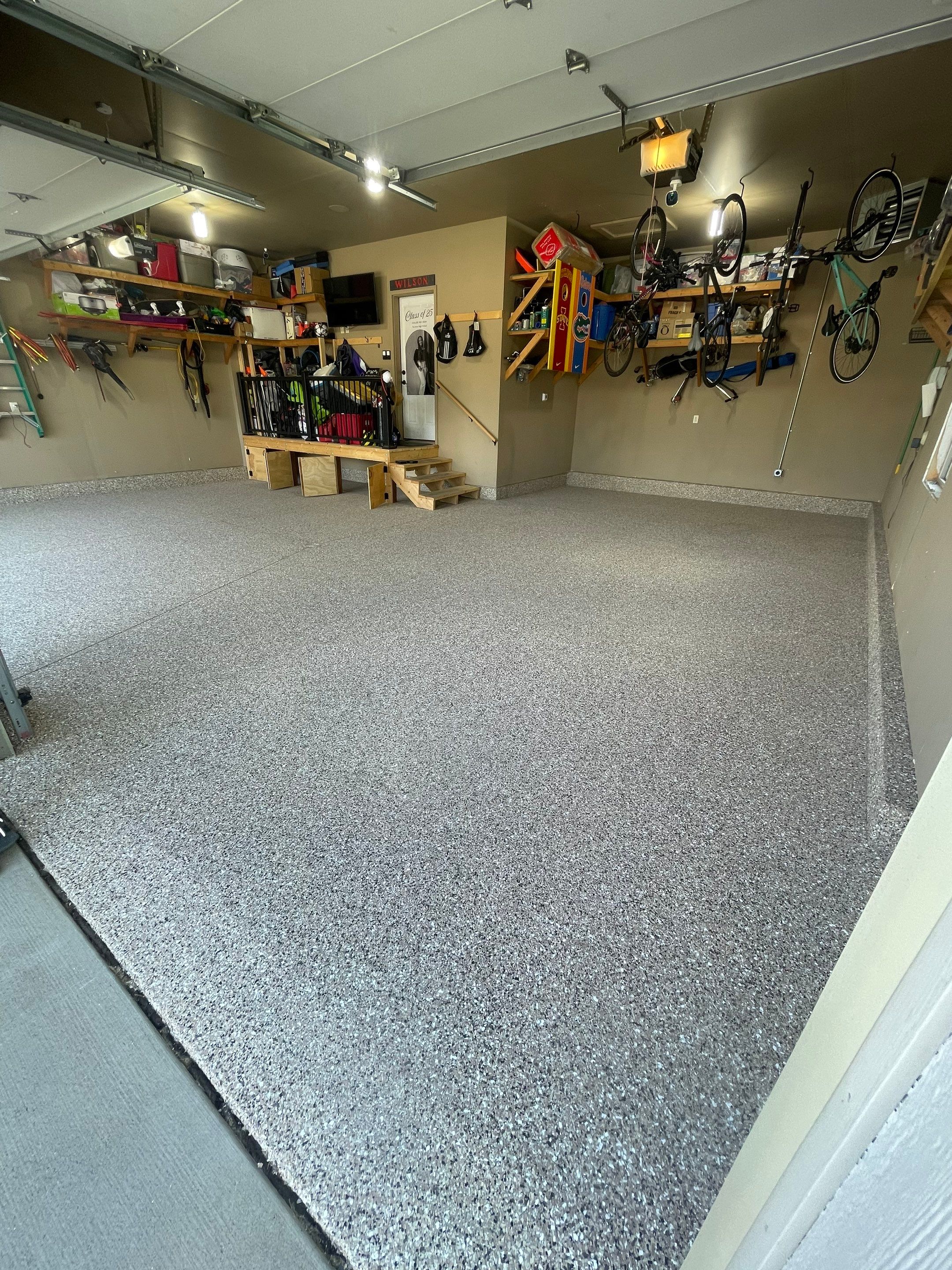 Garage Floor Coating in Tea, South Dakota by Select Painting, Coatings & Garage Cabinets
