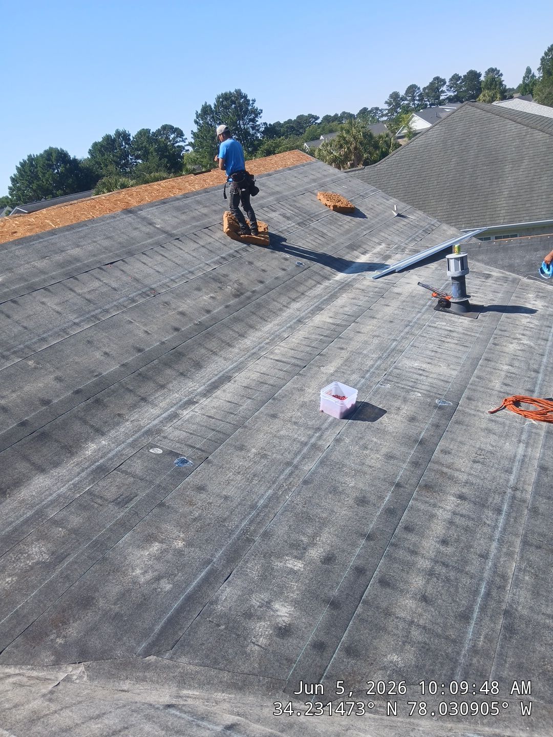 Leland FORTIFIED Roof Replacement with CertainTeed Landmark PRO Georgetown Gray by RGR Construction and Roofing, LLC