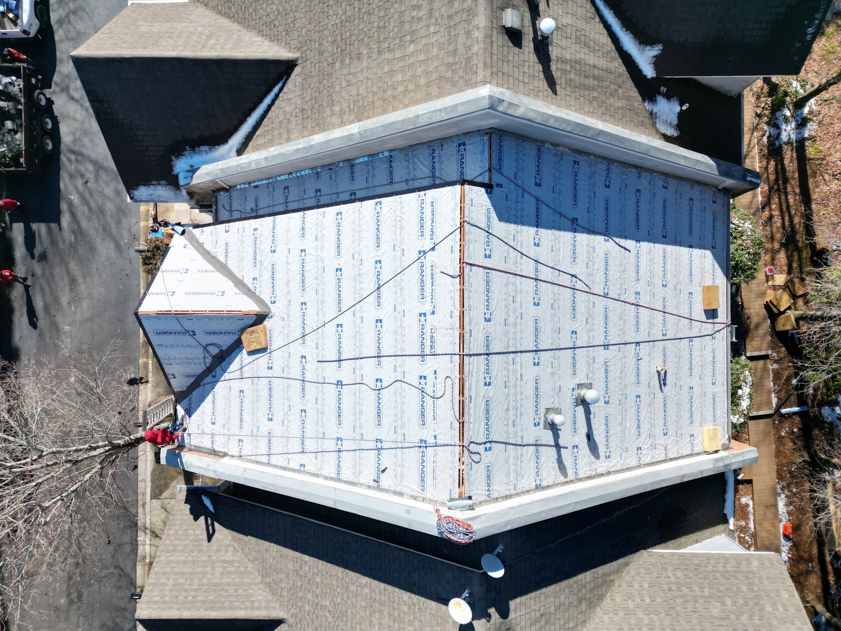 Roof replacement by Deerfield Roofing LLC