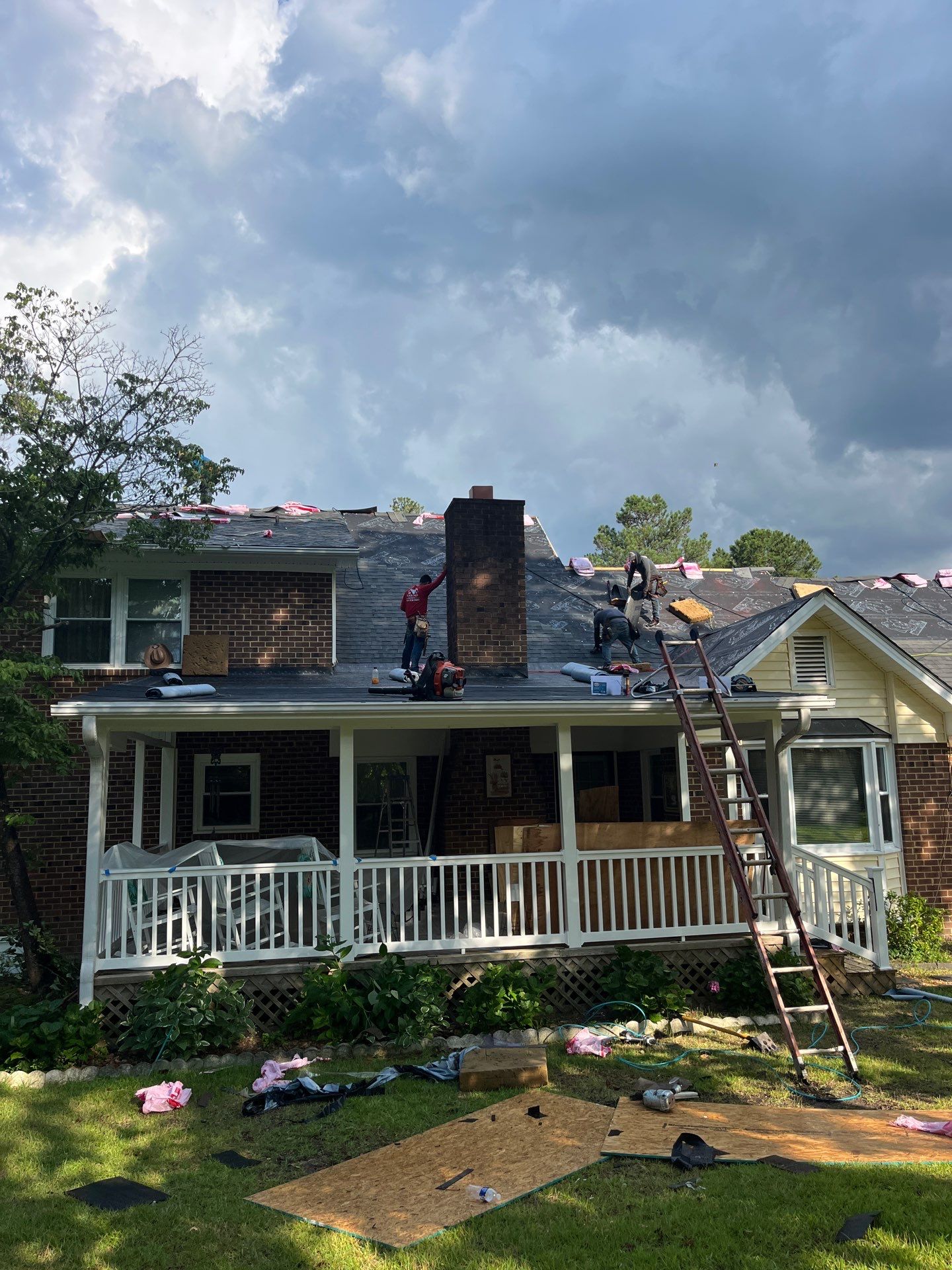 Roof and Porch Repair by Karcher Roofing
