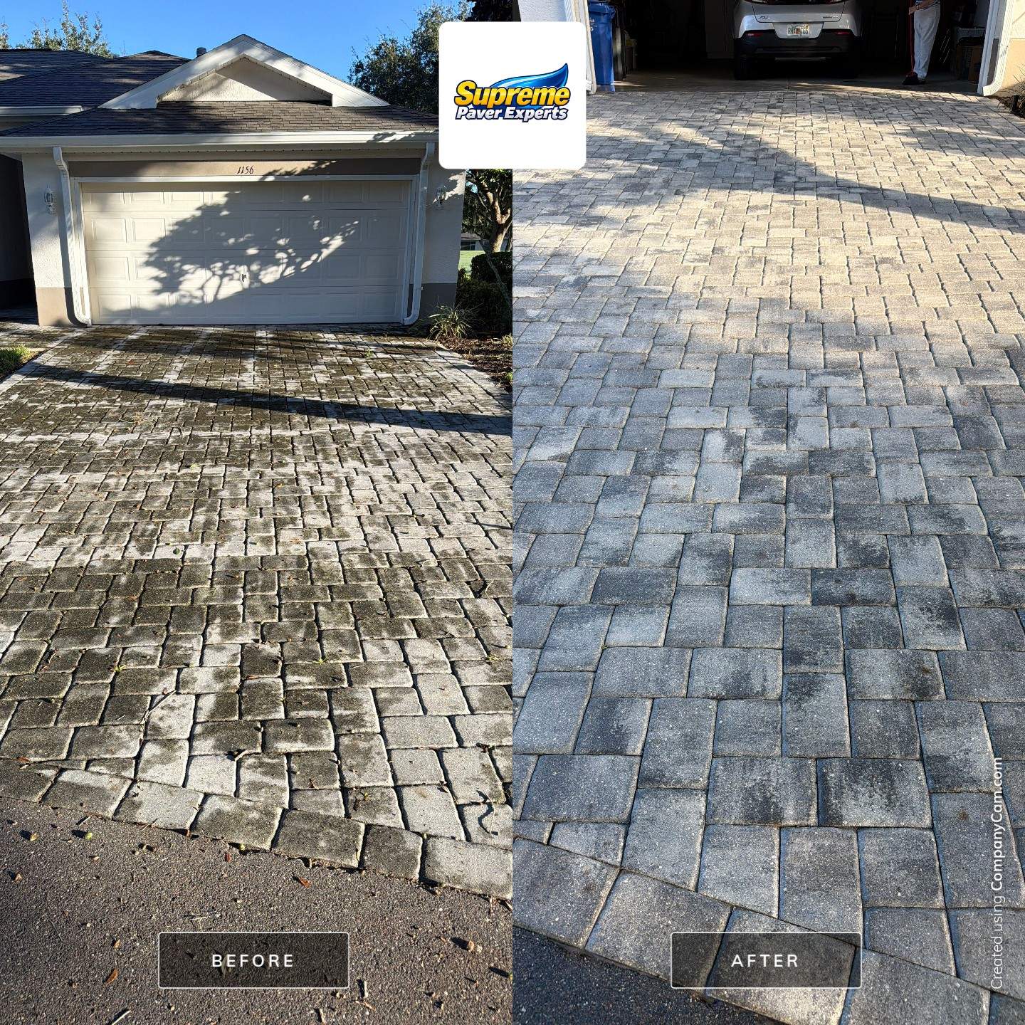 Paver Driveway and Walkway Restoration in Sun City Center by Supreme Paver Experts