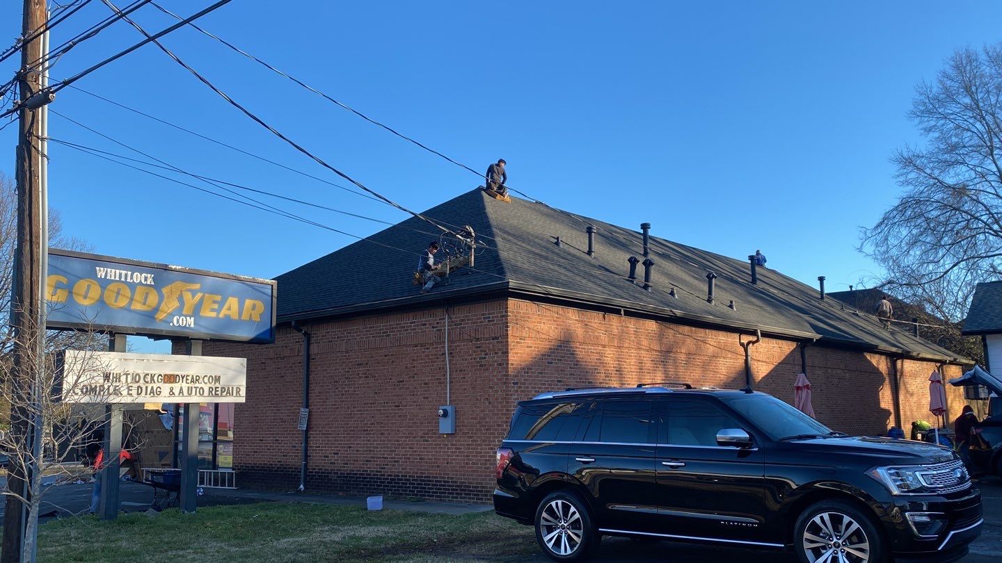 Commercial Roofing Installation weekend install for client by Georgia Roof Advisors