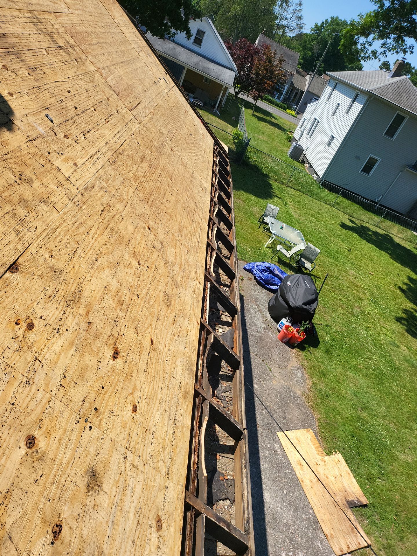 Residential Roofing Installation using Owens Corning TruDefinition Duration AR - Slatestone Gray by A Plus Exterior