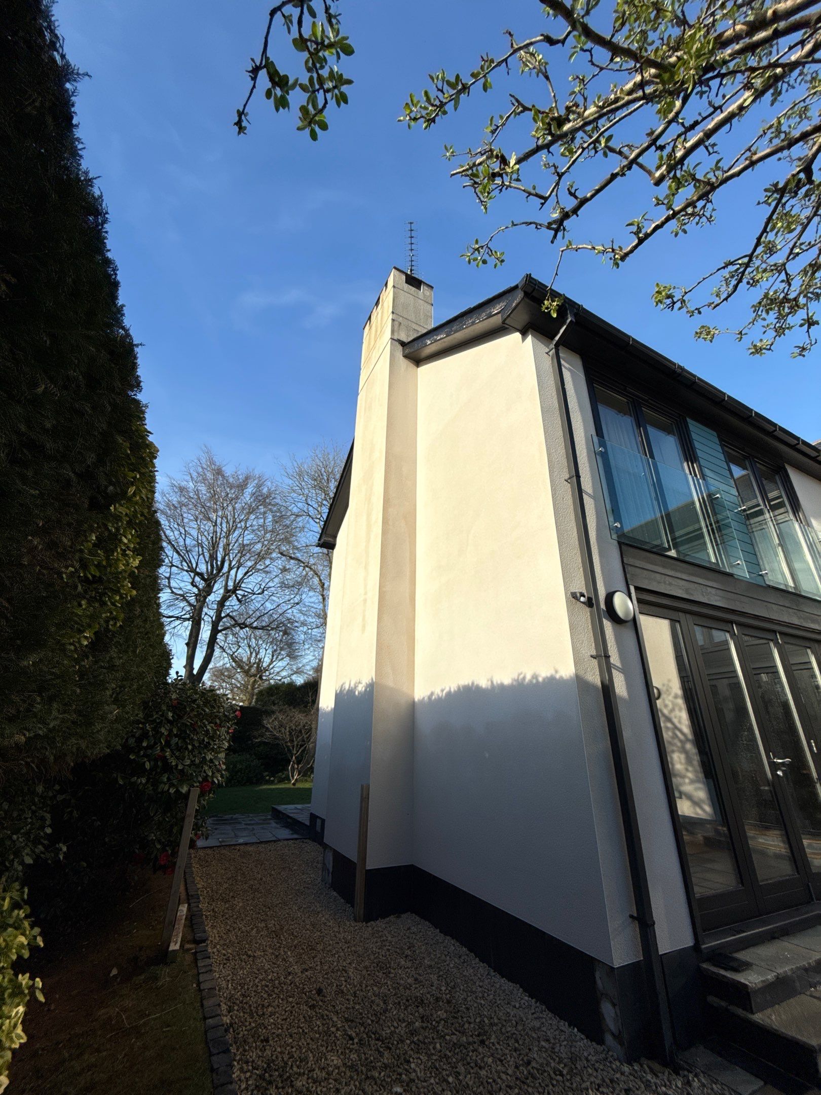 Render and Roof clean using Softwash Equipment by Ges Exterior Cleaning ltd