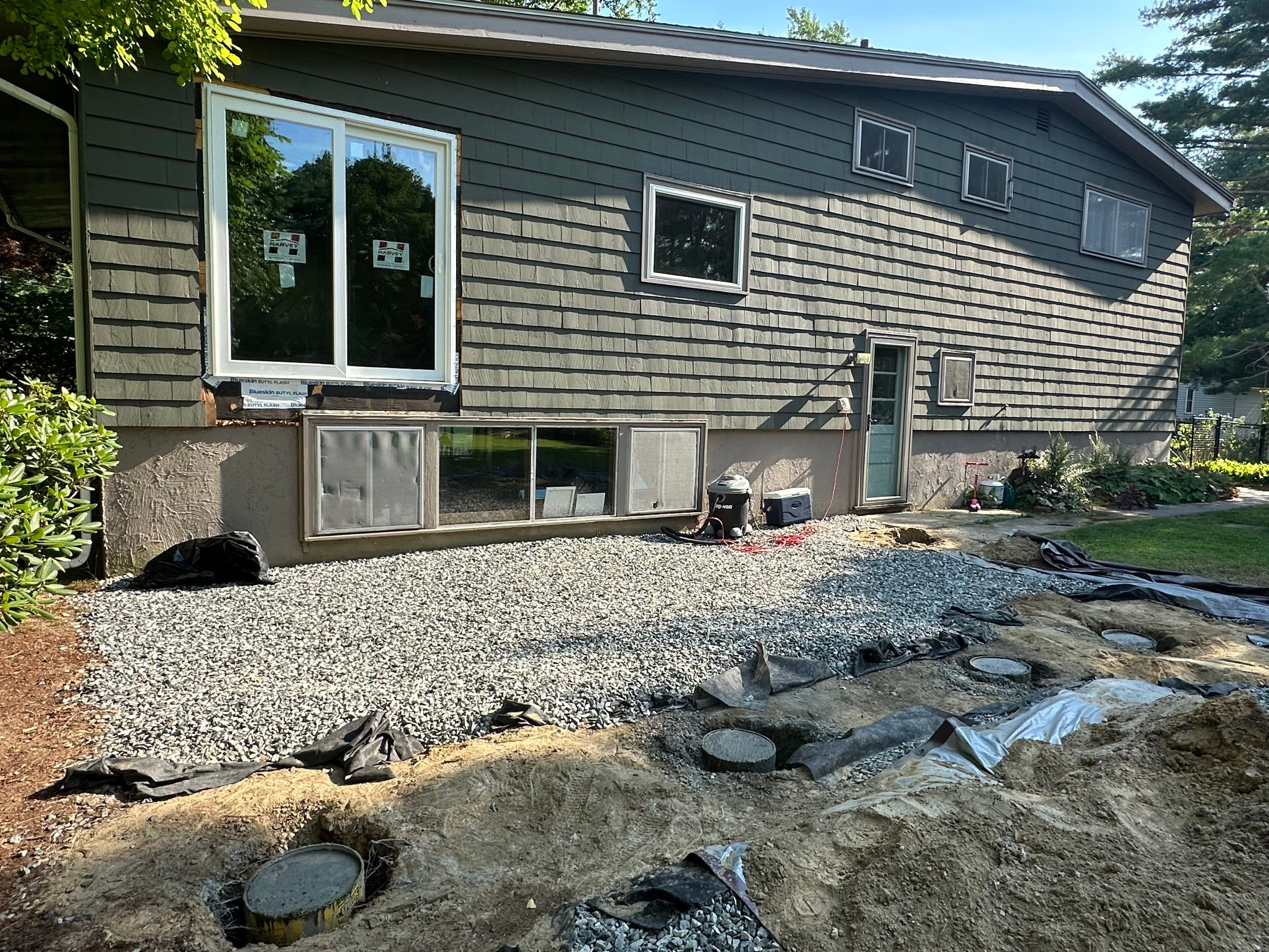 Deck built and Door with new opening in Framingham, MA by UBrothers Construction