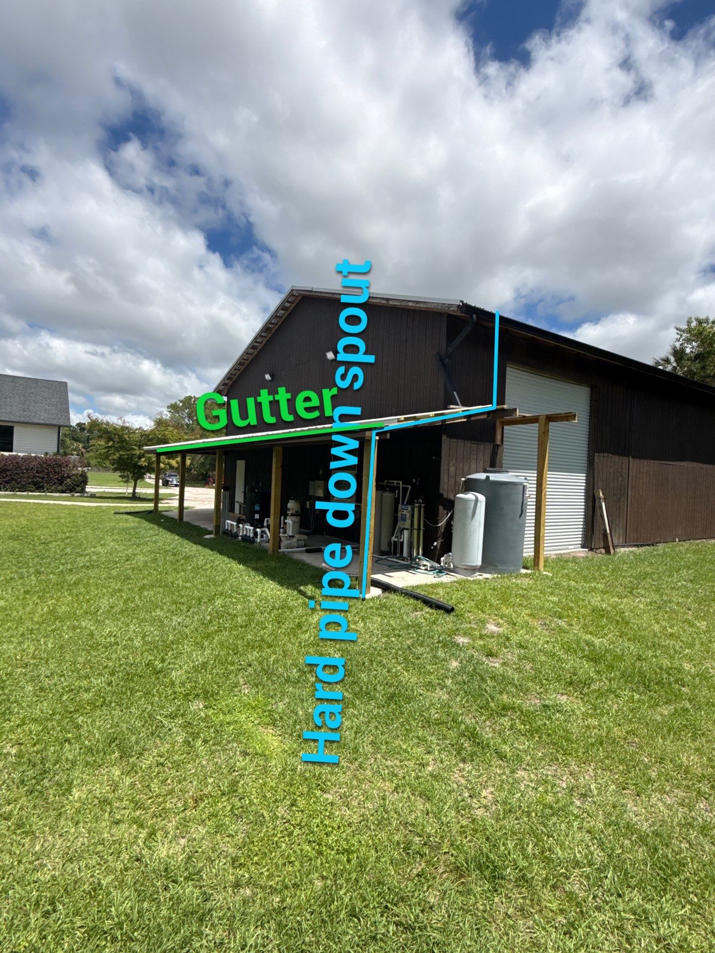 Black K-Style Seamless Gutters in Fort Myers FL by Gutter Professors
