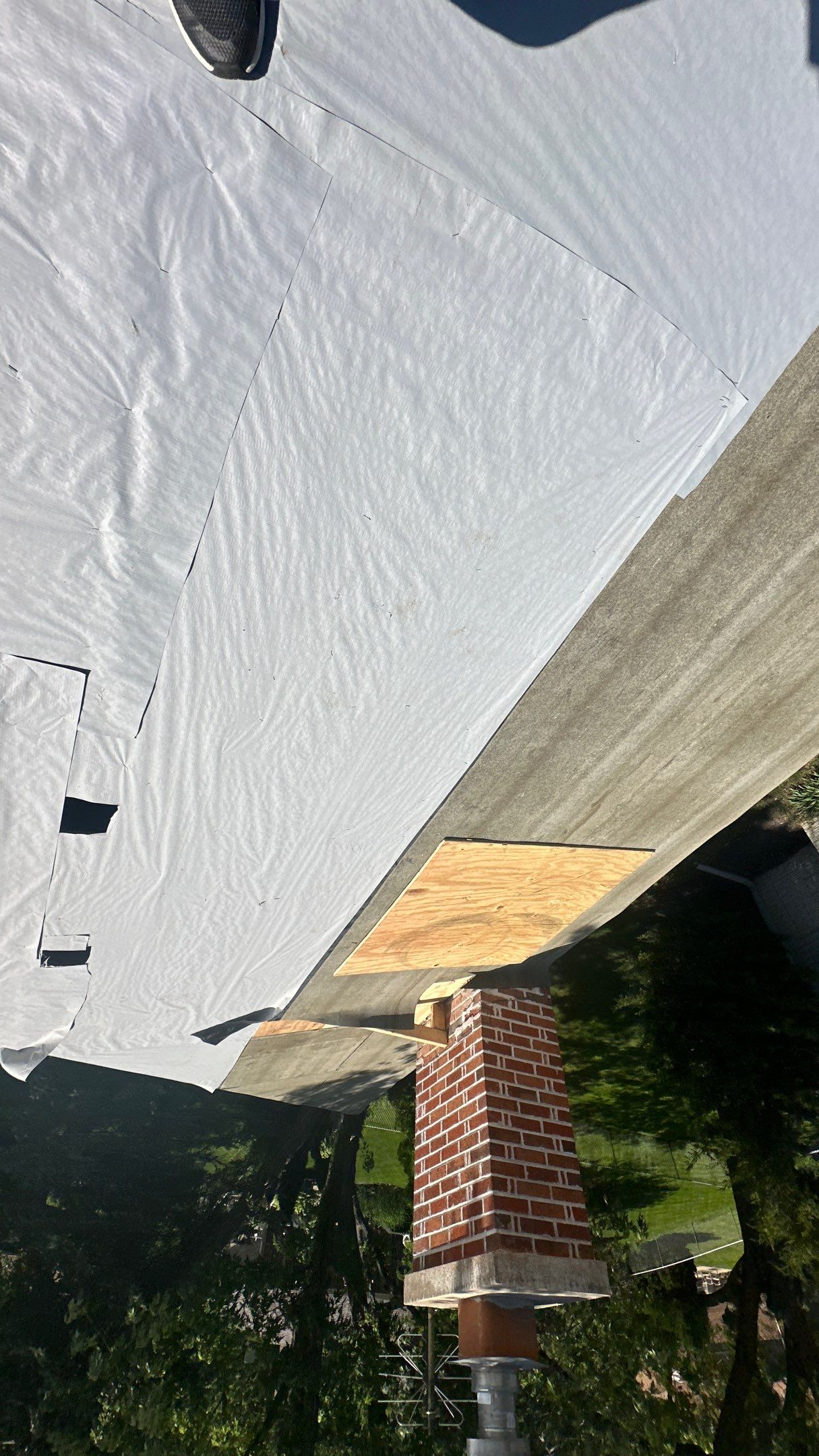 Architectural Shingle Roof Replacement on Darien Brick Residence by Pro Home Services Inc