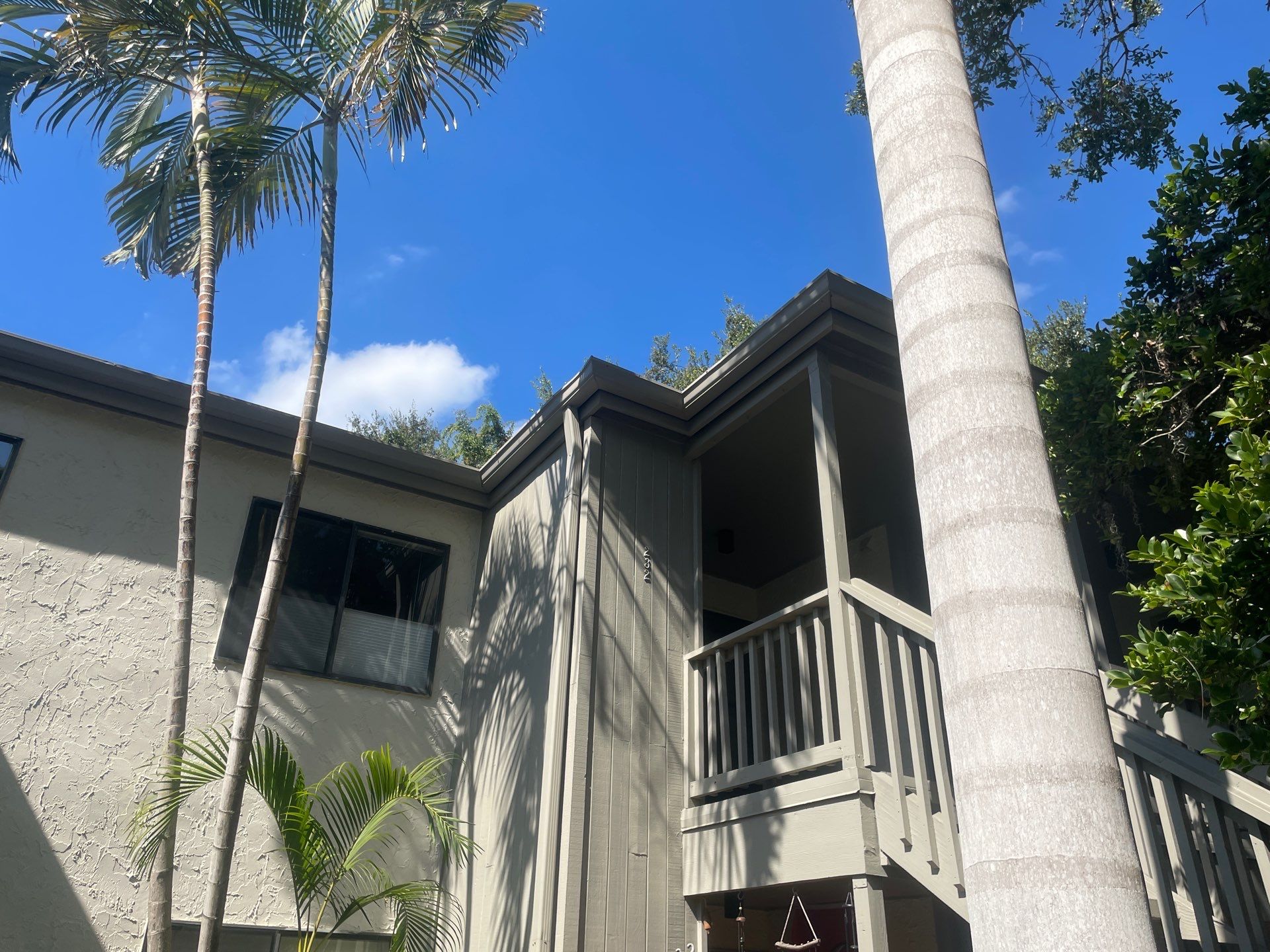 White Gutters Repair and Installation in Sarasota FL by Gutter Professors