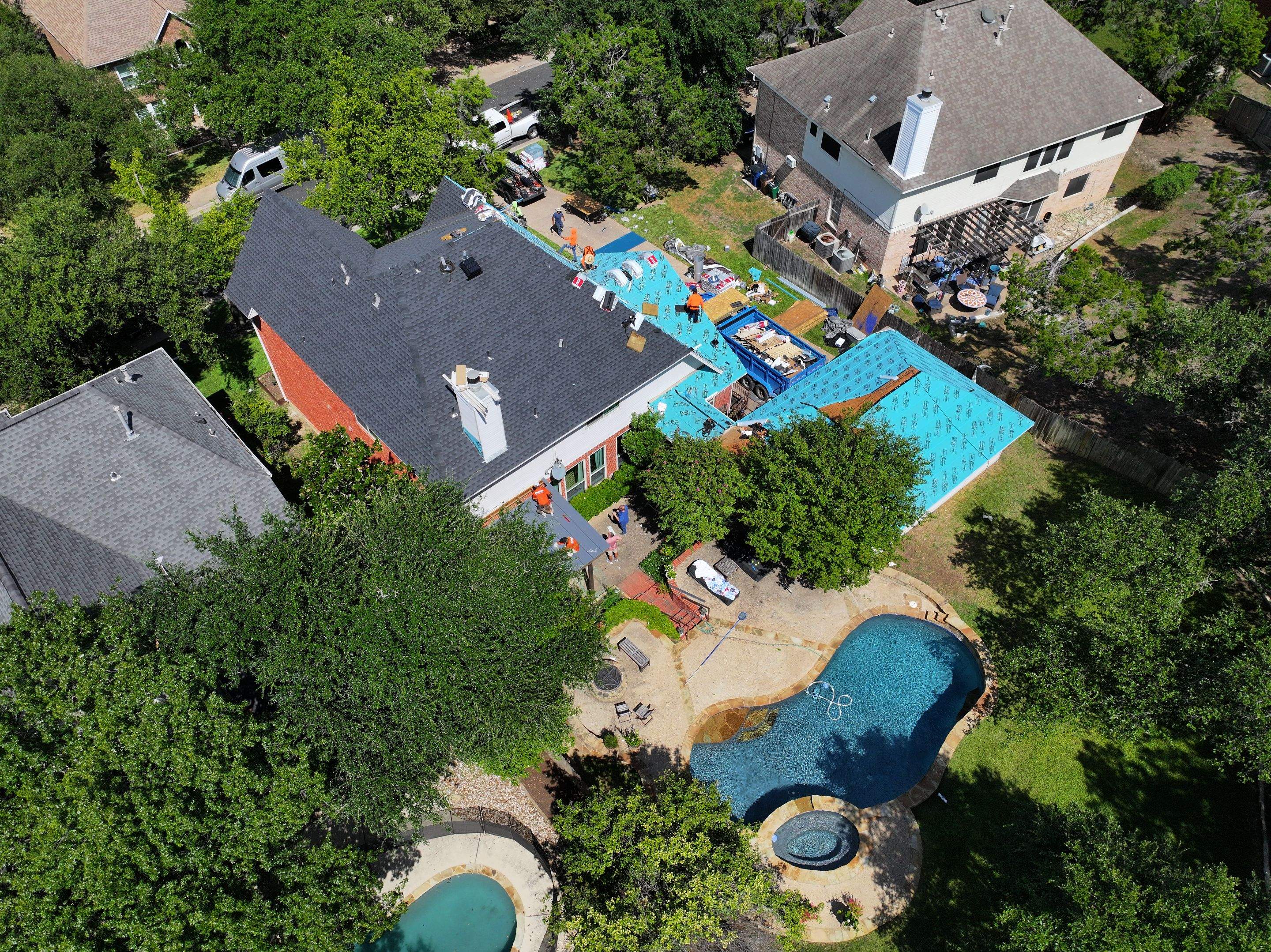 Fortified Northwest Hills Roof Replacment by Lapeyre Roofing