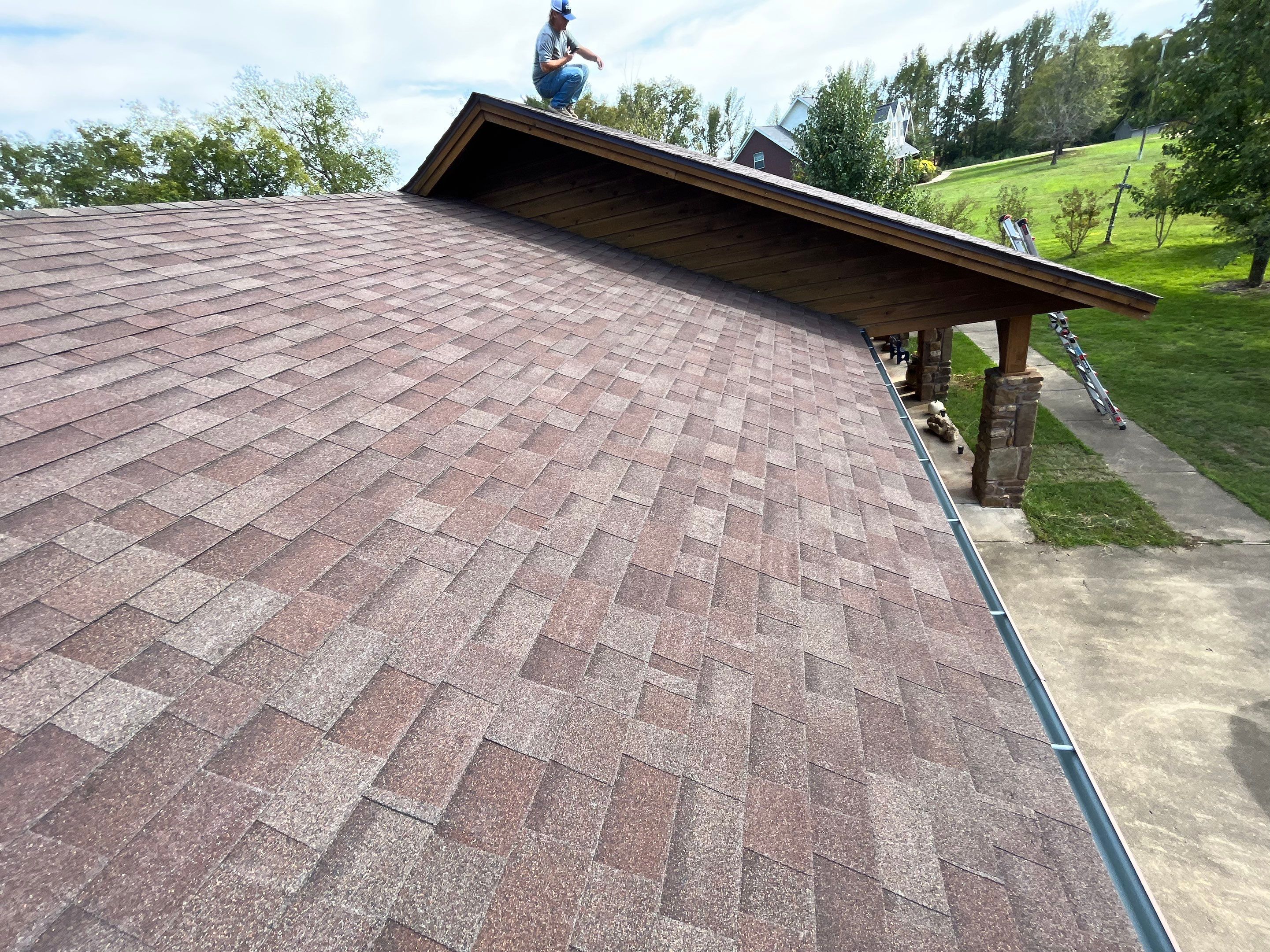Residential Shingle Reroof: 45 year Impact Rated Architectural Shingle by Hostetler Roofing