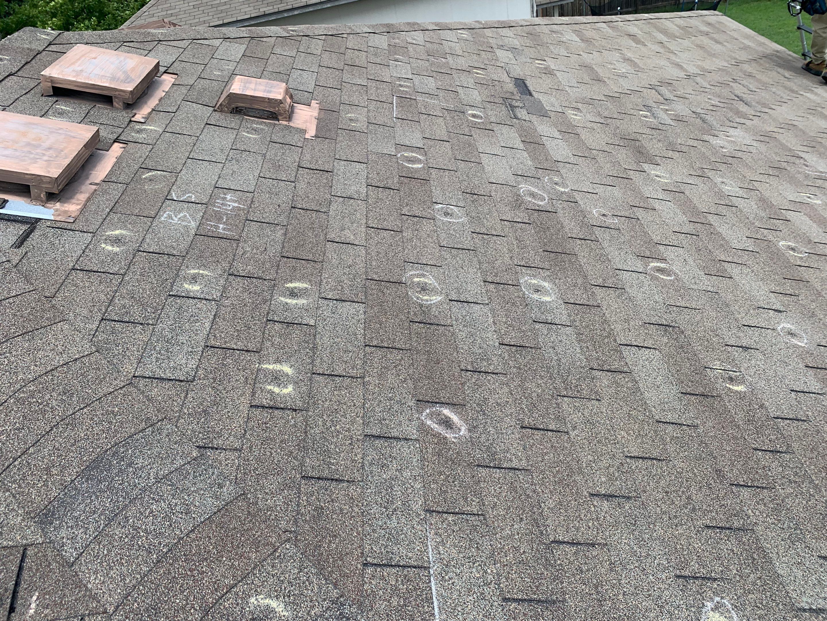 Asphalt Shingle Roof Replacement and Hail Damage Restoration in Hutto by Caliber Restoration LLC