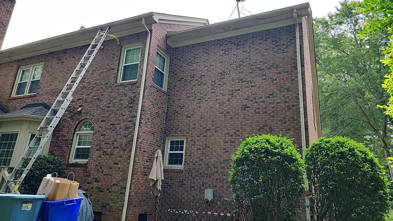House Wash using cleaner by Power Wash Masters LLC