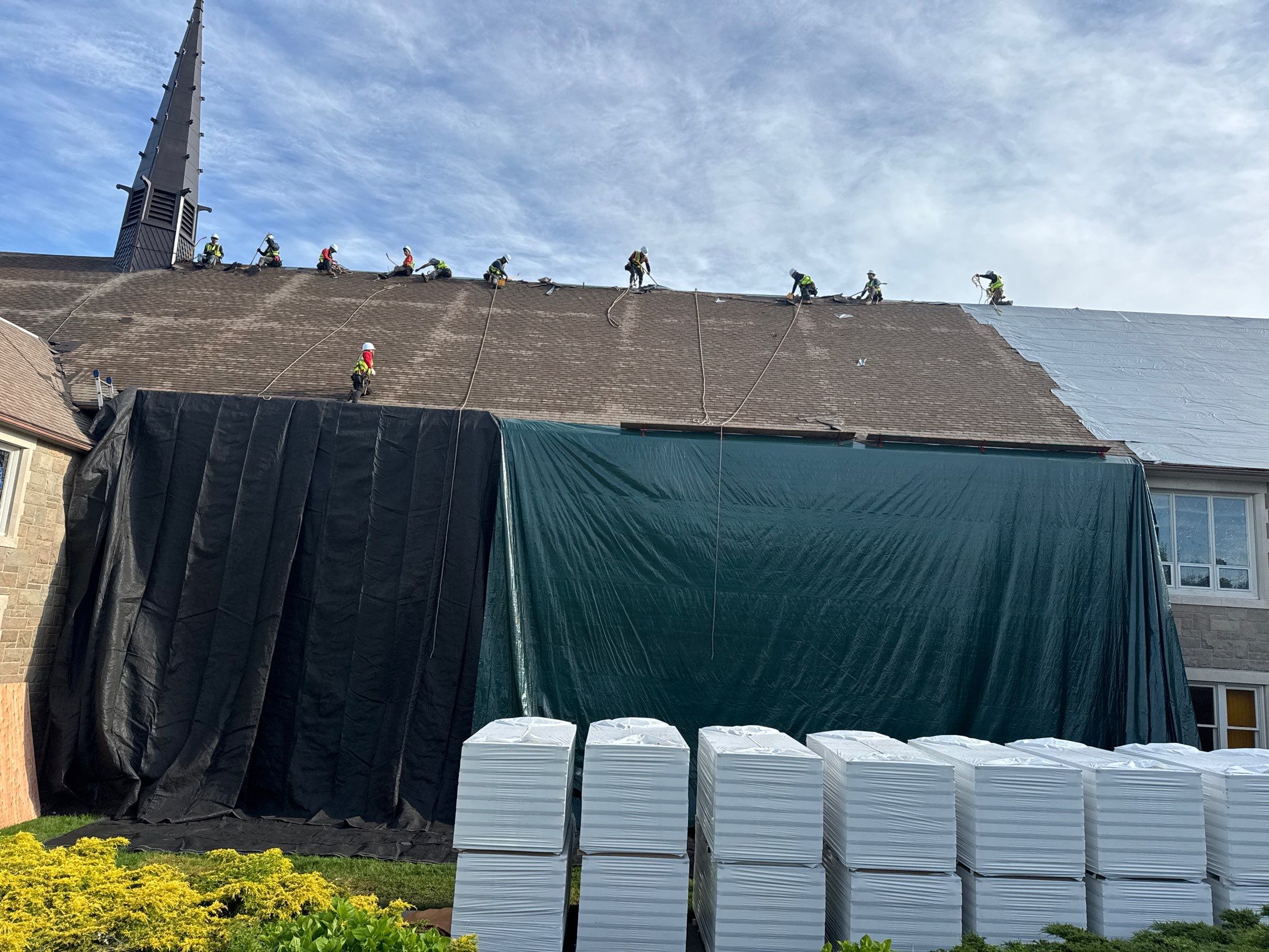 St. Pius Church - Commercial Roof Restoration by Rinaldi Roofing