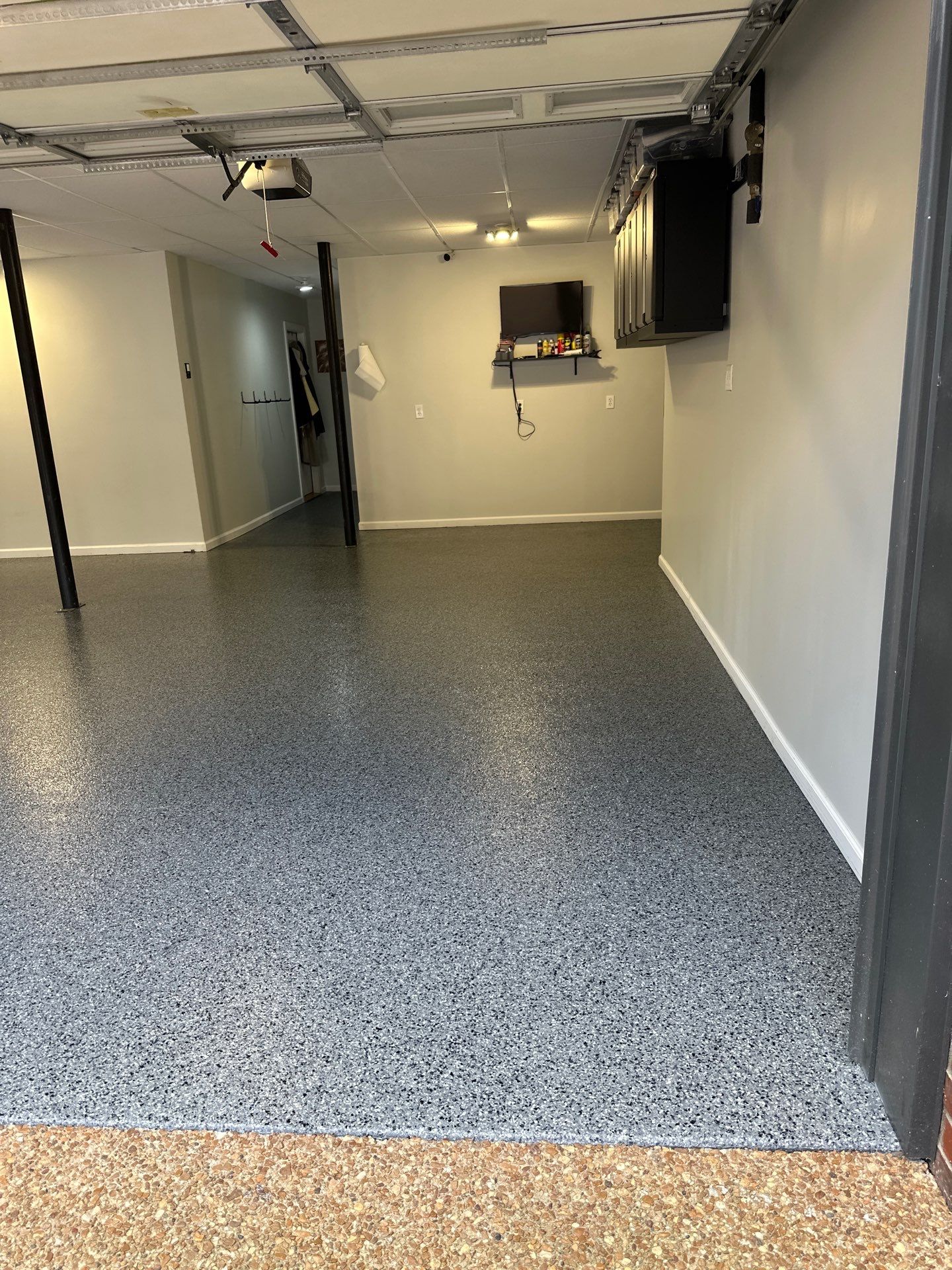 Garage Floor Coating using Nightfall by My Garage Floor Guys