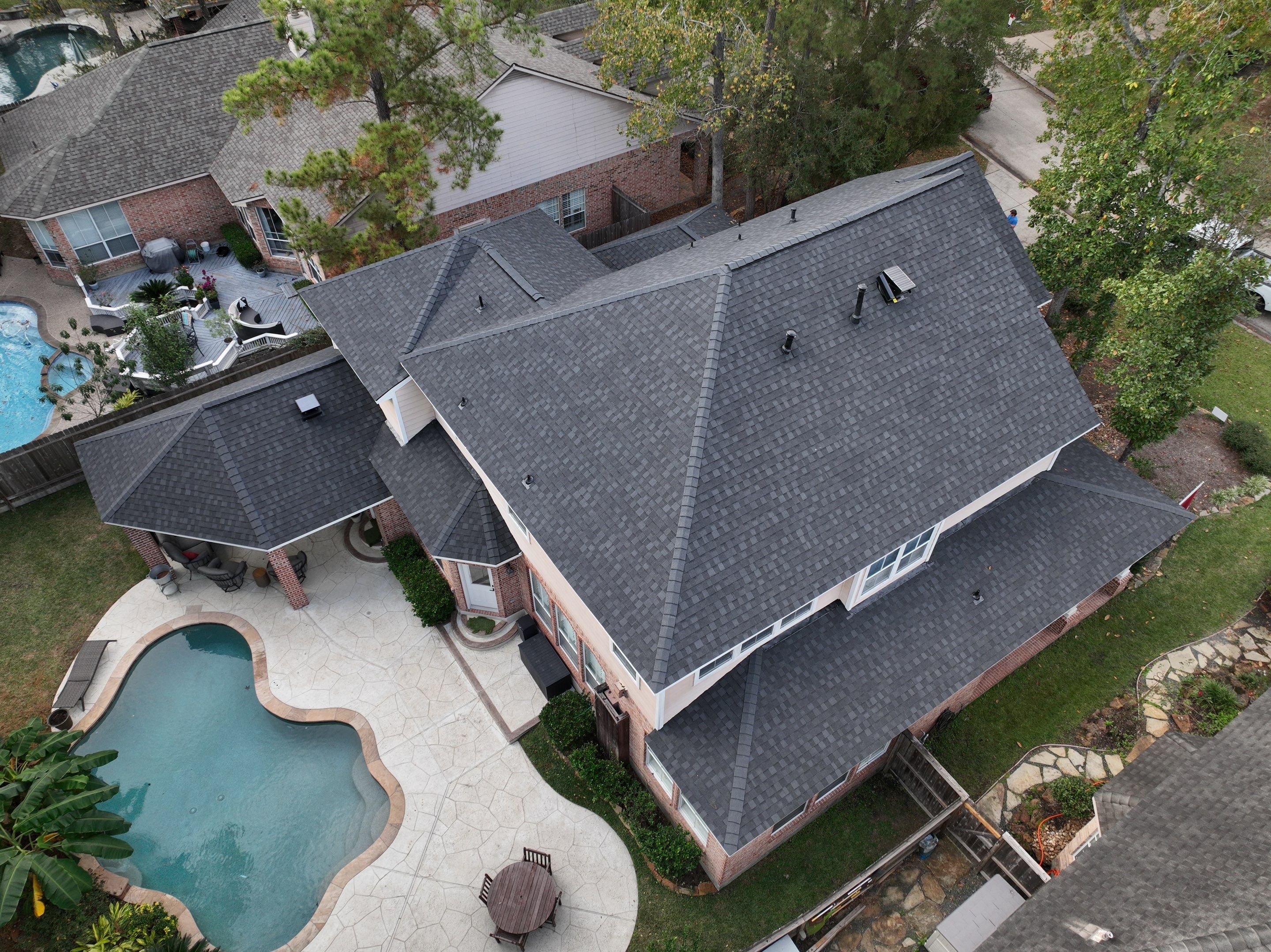 Tamko Titan XT - Rustic Black - High Profile Hip & Ridge by Roof Concepts Construction