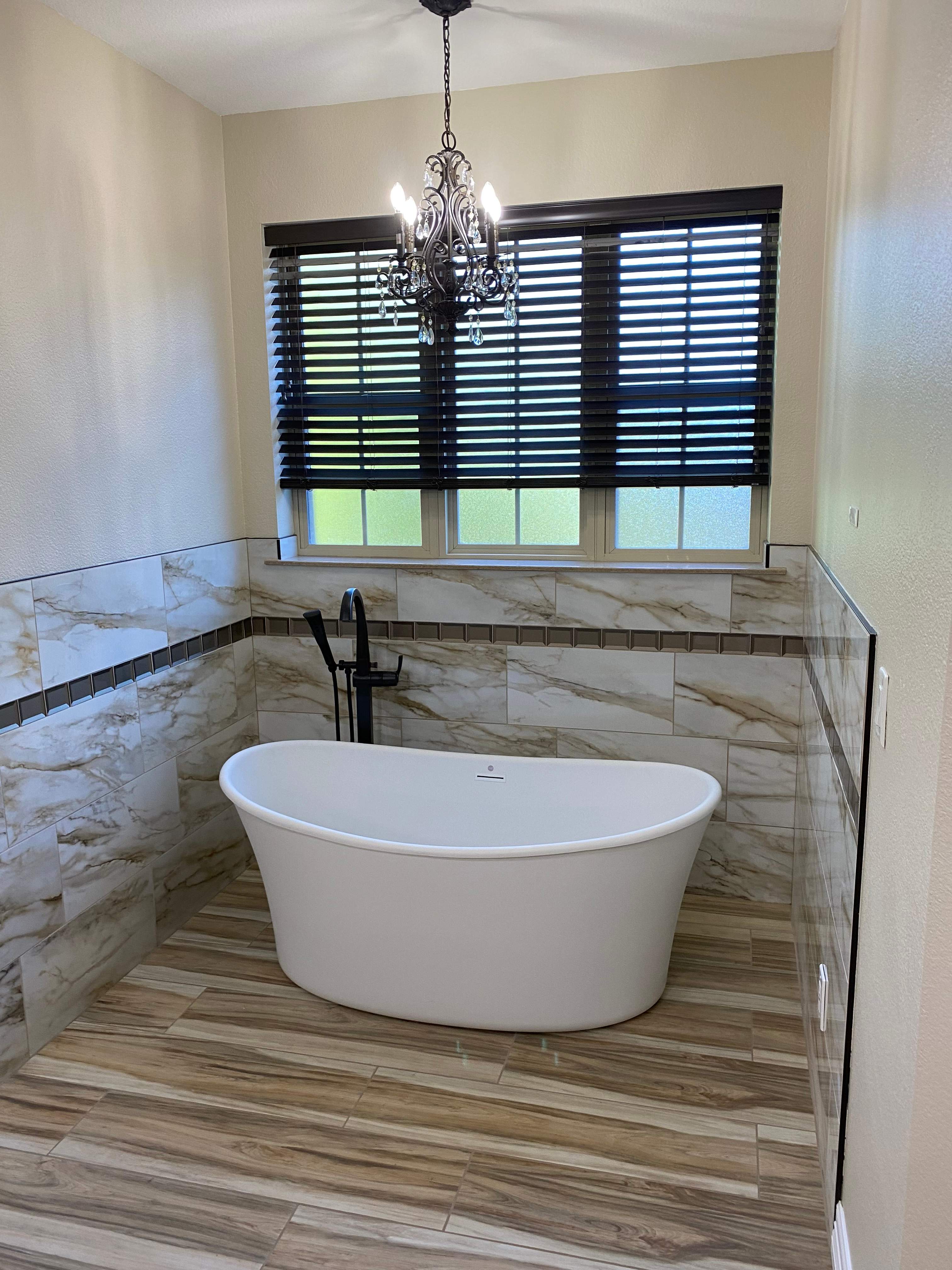 R. Rodriguez Bathroom Renovation by Kitchen Works LLC