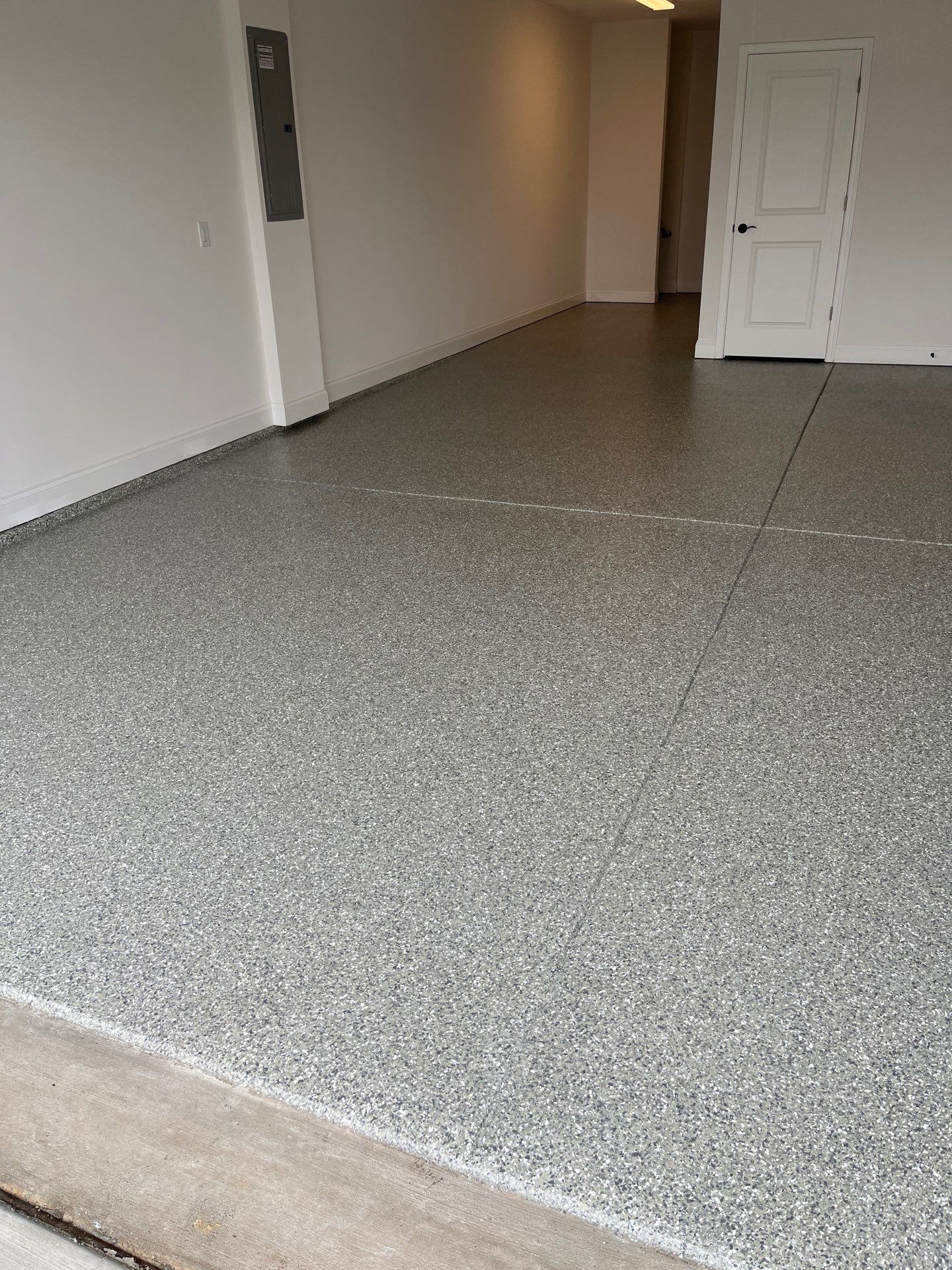 Garage Floor Coating using Thyme by My Garage Floor Guys