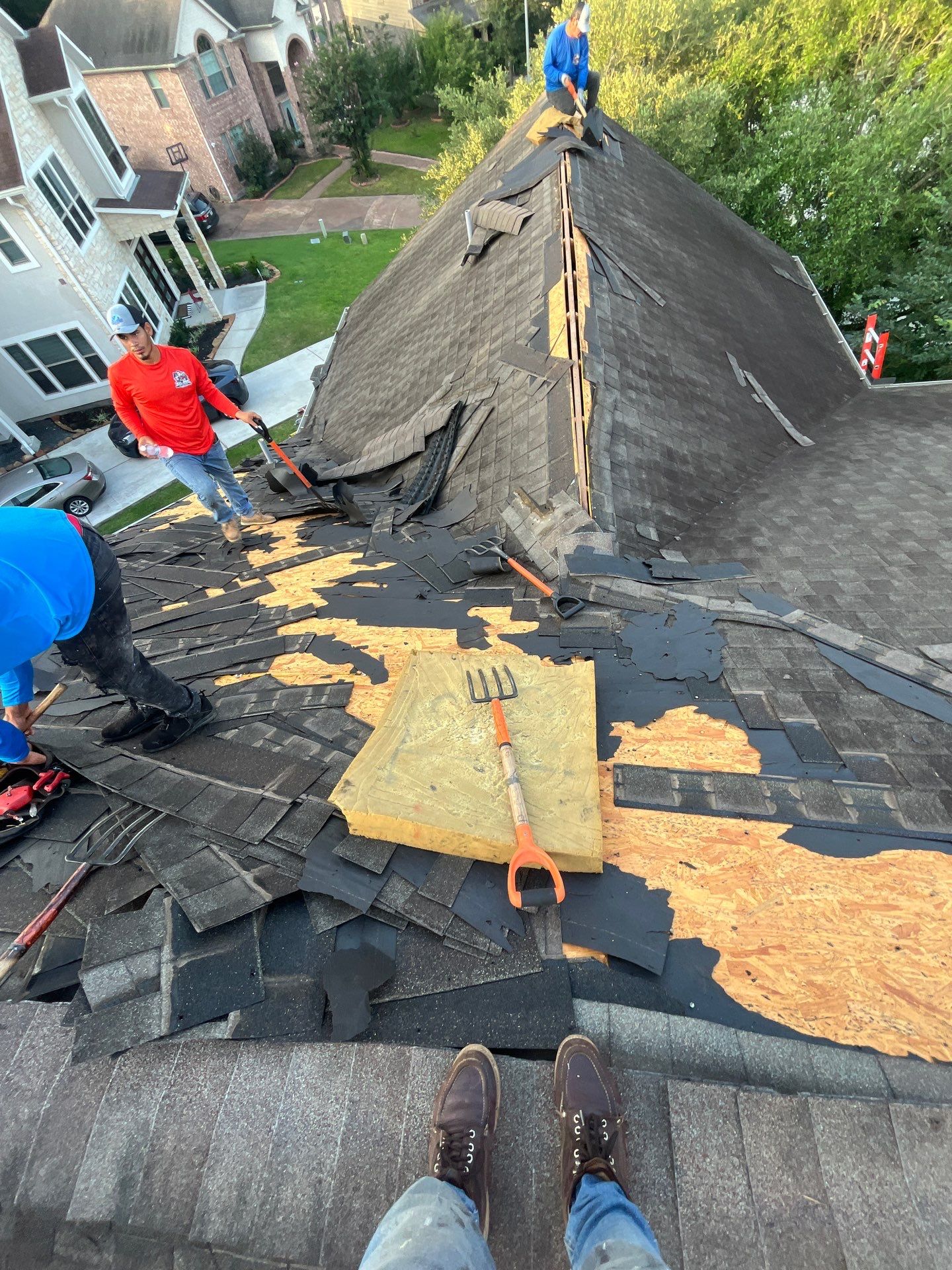 Residential Roofing Repair using Owen's Corning Duration (Lifetime) Shingles by Roof Repair Company
