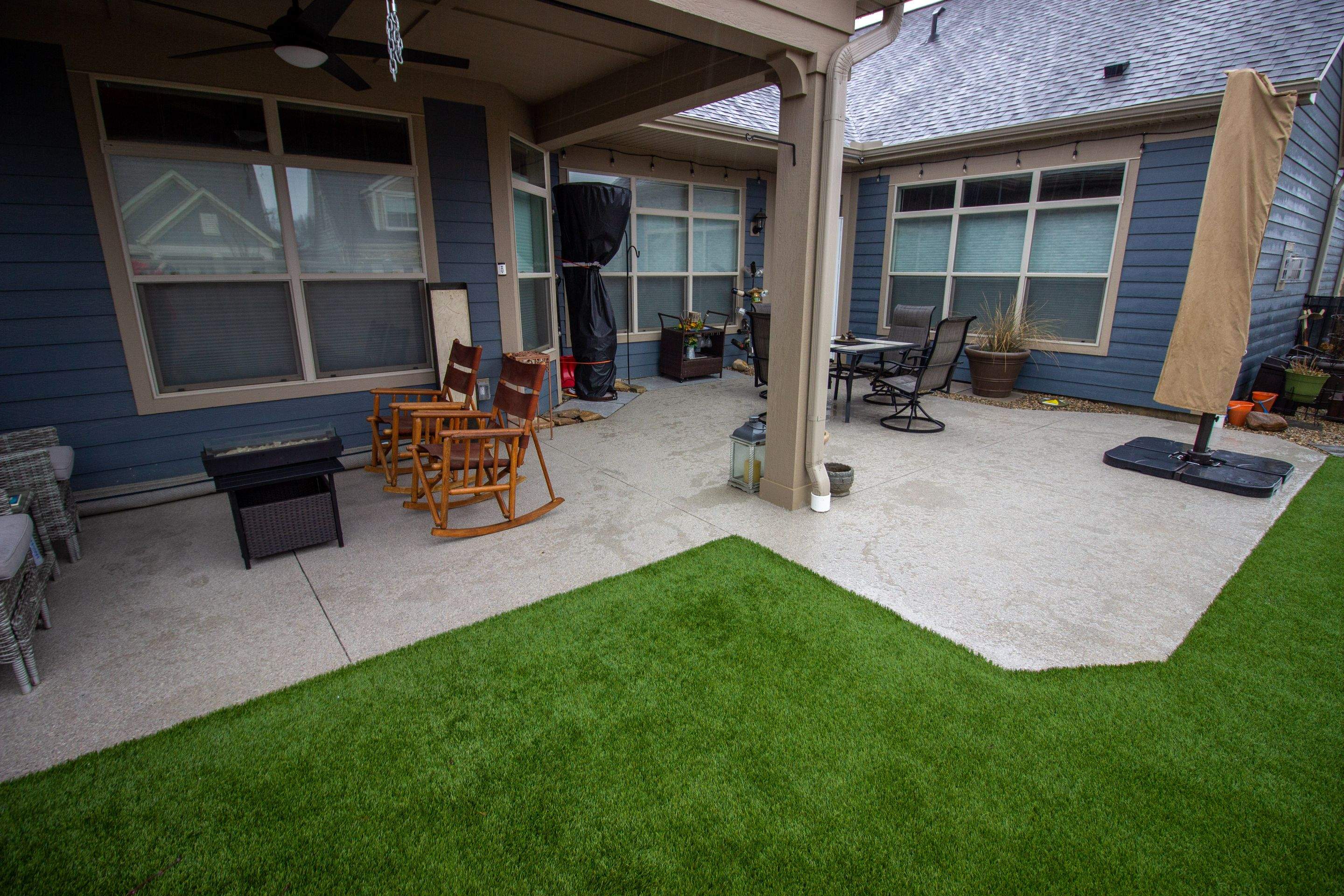 Patio Installation using Flint by Your1DayFloor.com