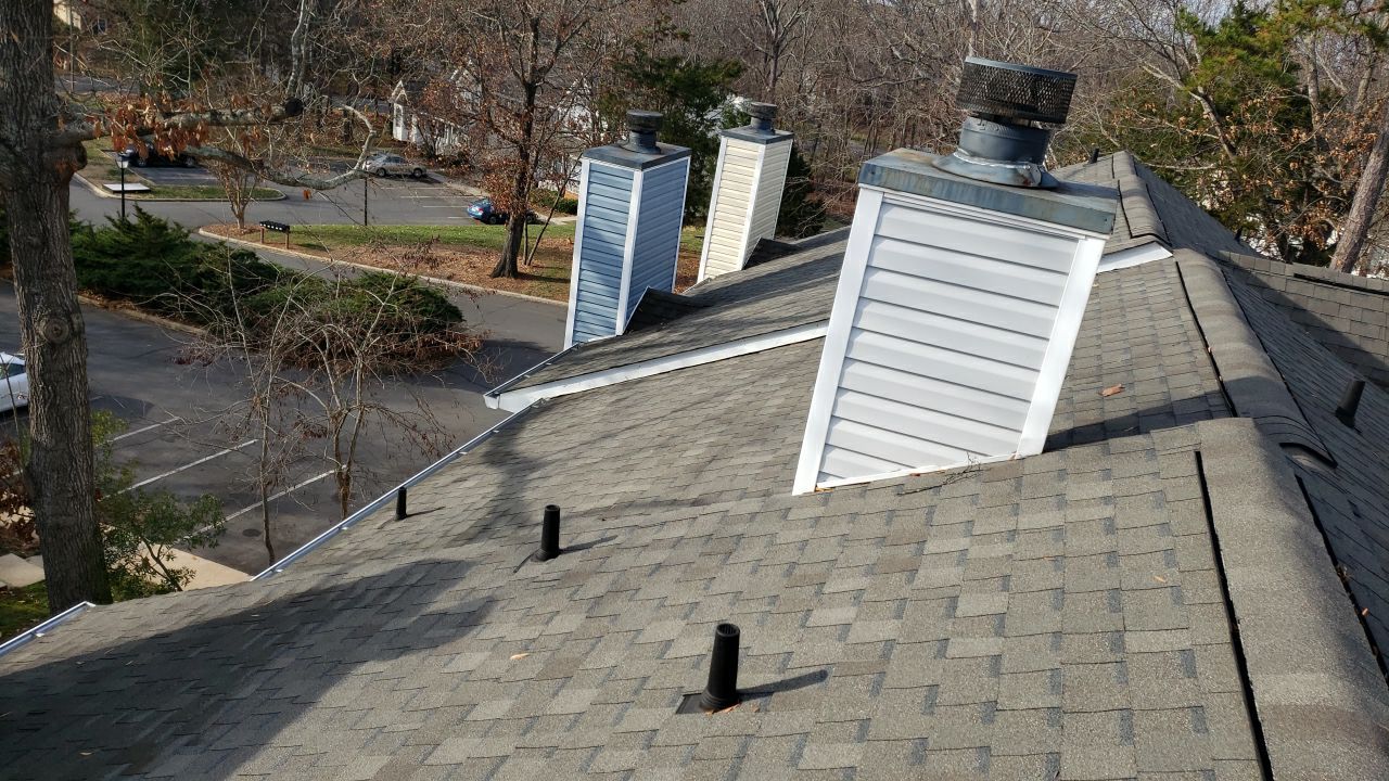 Gutter Cleaning using water by Power Wash Masters LLC