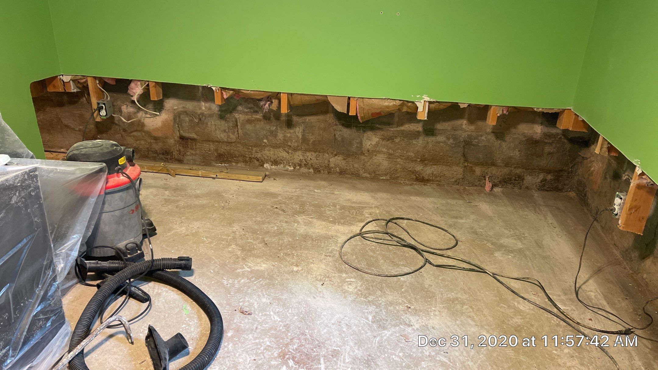 Interior French Drain Job in West Orange, NJ by Pure Service Pro, LLC 