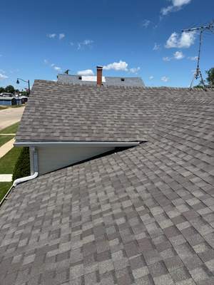 Turtle Shell gutter protection installation in Lena, IL 61048, photograph 11