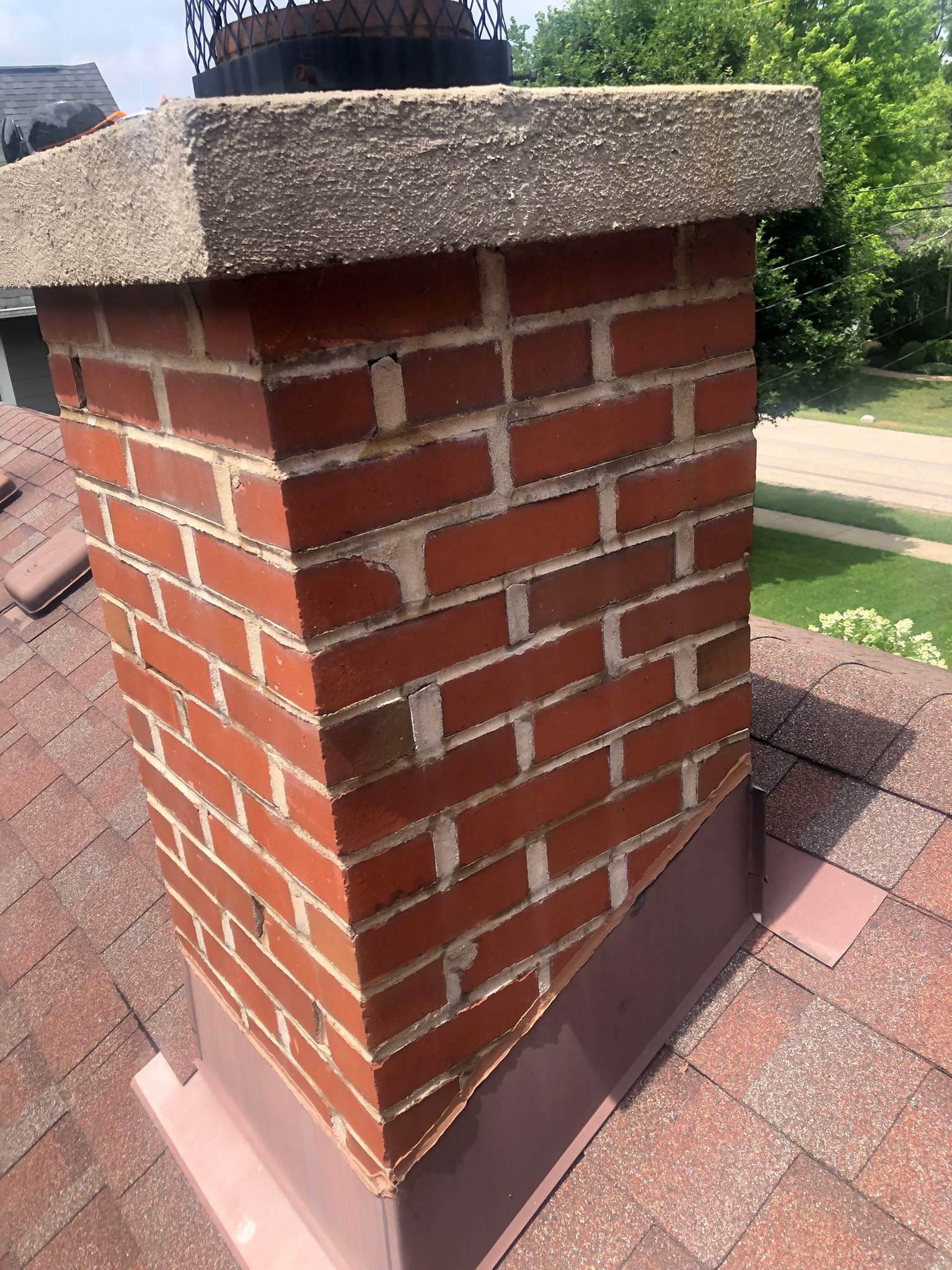 Complete Chimney Tear Down & Rebuild by Leonard and Sons Building Services, Inc. 