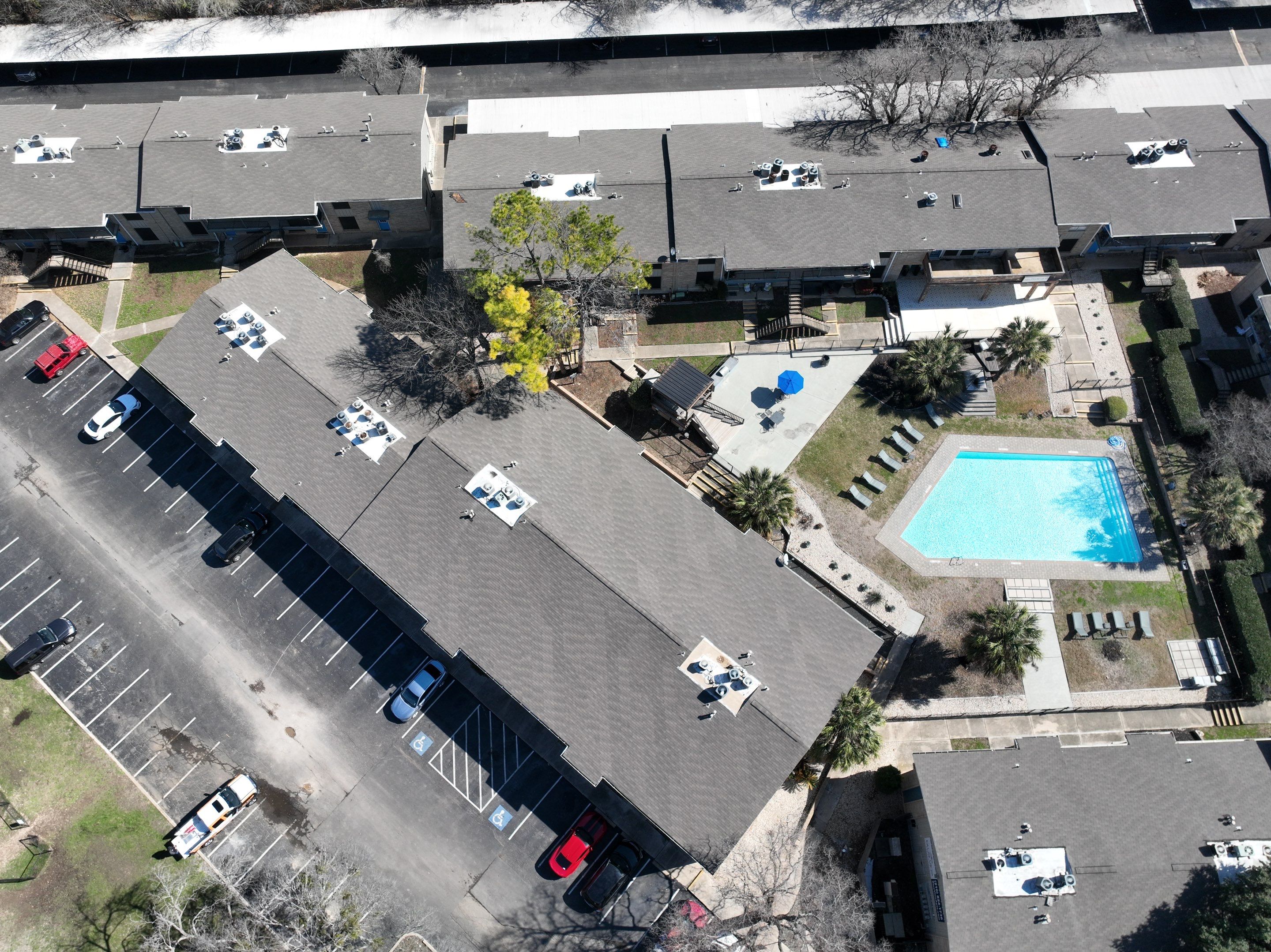 Commercial Roof Inspection using Drone Inspection by Premier Roofing and Contracting