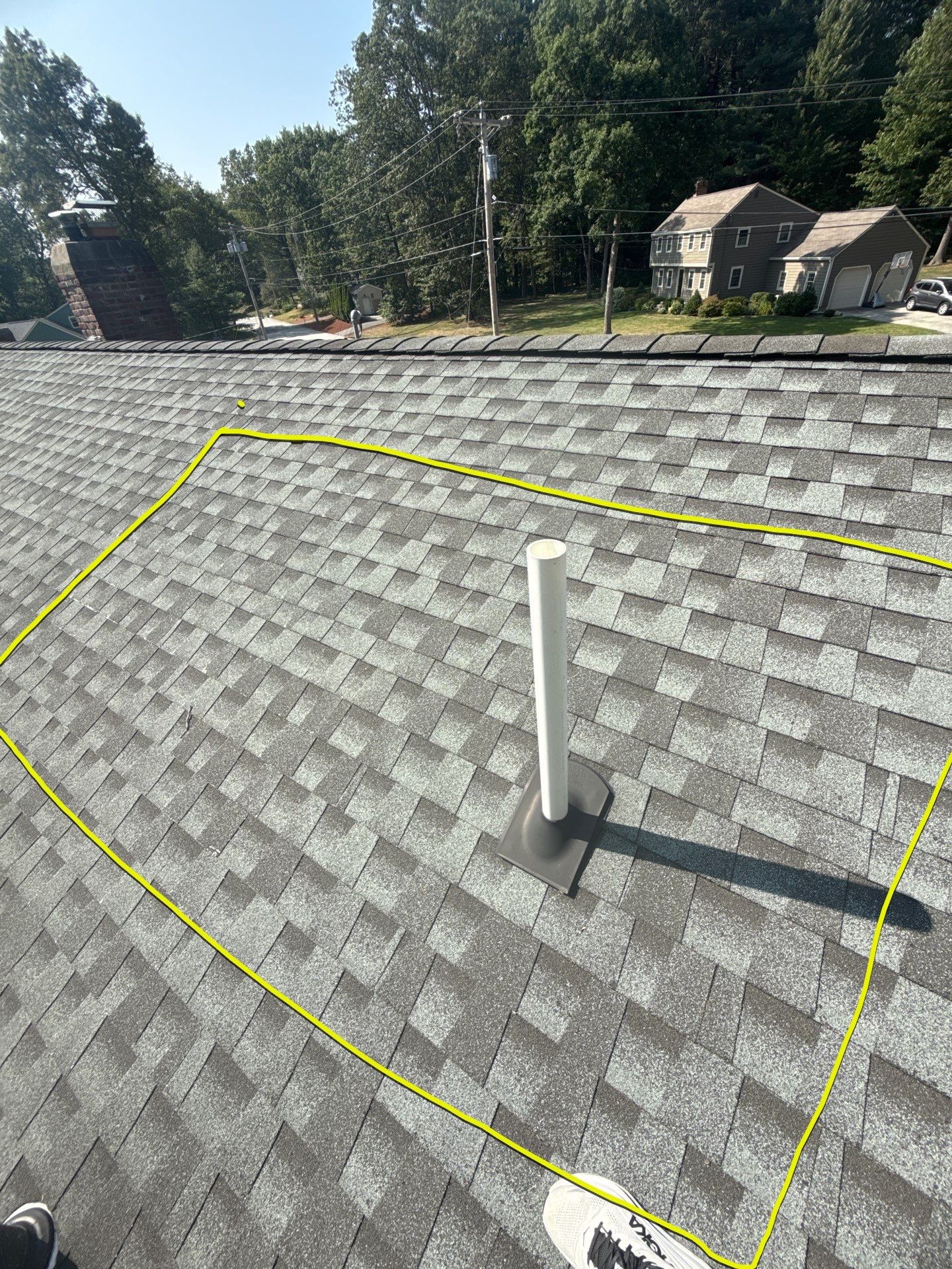 Roof Repair with Shingle Replacement – Chelmsford, MA by Mighty Dog Roofing of Greater Middlesex County