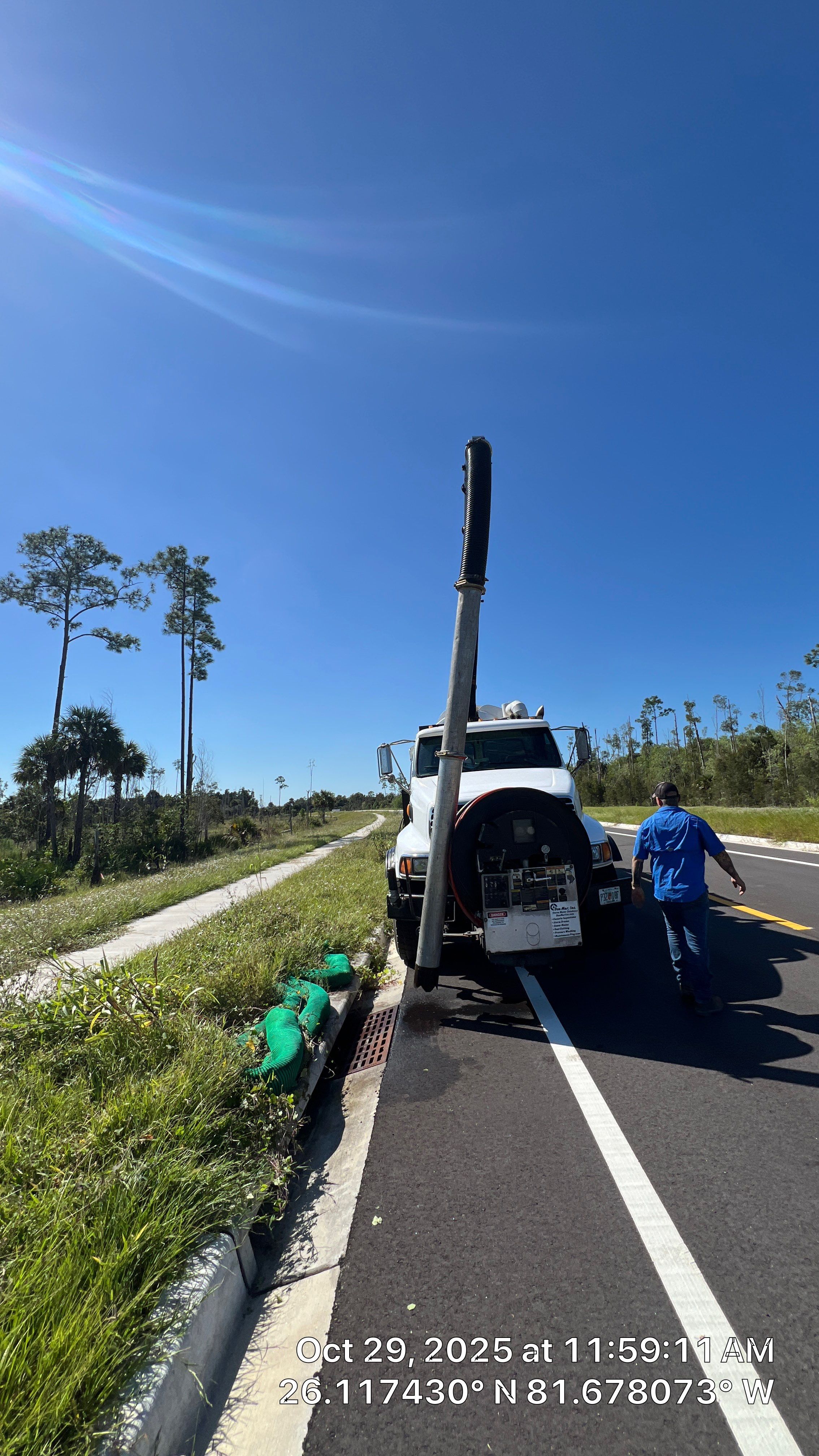New Construction Road off Rattlesnake in Naples by Don Mar, Inc. Storm Water Solutions