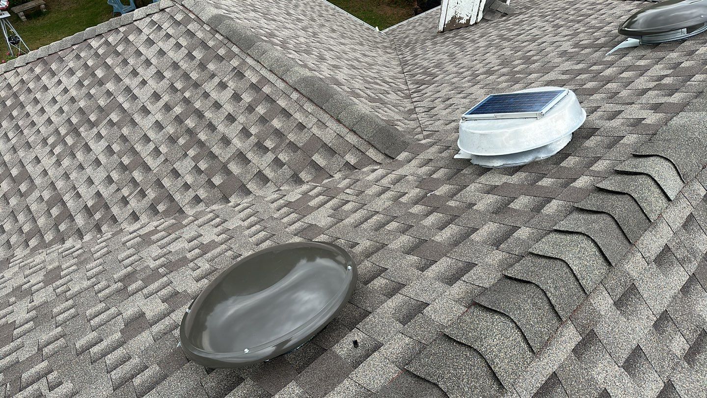 roof and vent replacement in Yukon by McCann's Roofing and Construction