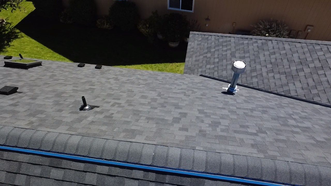 Full Residential Roof Replacement and Skylight Installation in E 54th Ln Spokane, WA 99223 The Alpine Premium System - Certainteed Landmark® PRO Shingle - Max Def Moiré Black. - Certainteed ShadowRidge - Certainteed SwiftStar - Certainteed RoofRunner - Vycor 40 Mils. Ice & Water Shield - Certainteed Ridge Ventilation Included - Priority Scheduling - 5-Star PREMIER SureStart PLUS Coverage - CertainTeed 50 Year Material Guarantee - CertainTeed Workmanship Guarantee: LIFETIME - CertainTeed Warranty Transfer Period: 30 Years by Alpine Roofing