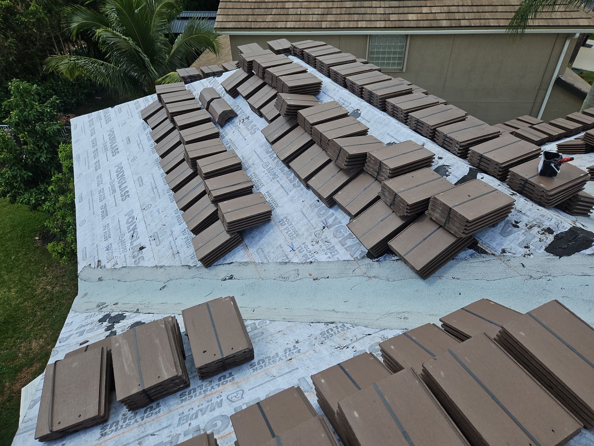 Residential Roofing Installation using WestLake Roofing Tile by BLUES BROTHERS ROOFING