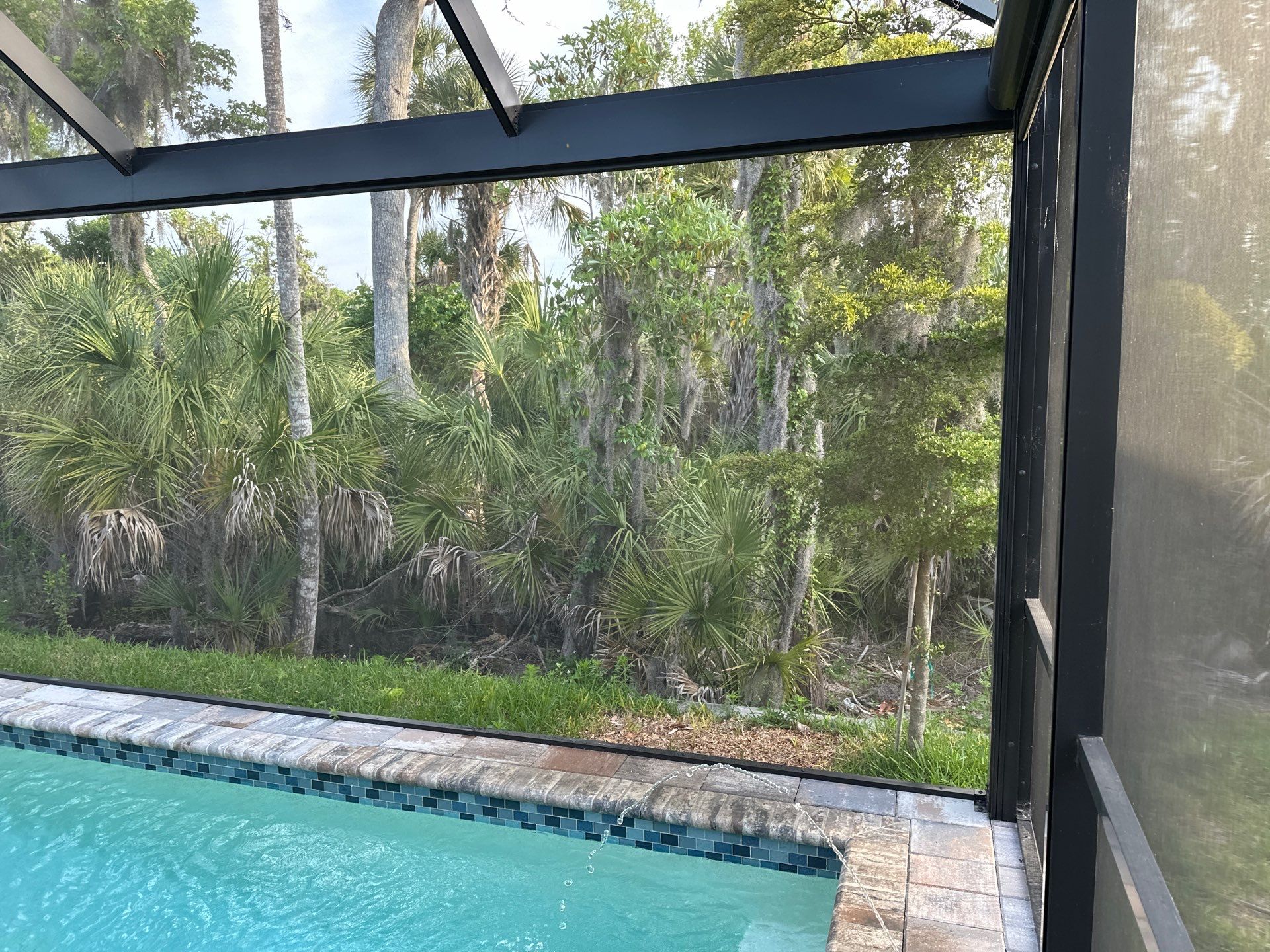 Screen Enclosure & Paver Pool Deck Cleaning in Trevesta Community, Palmetto, FL | Sunshine AquaWash by Sunshine AquaWash
