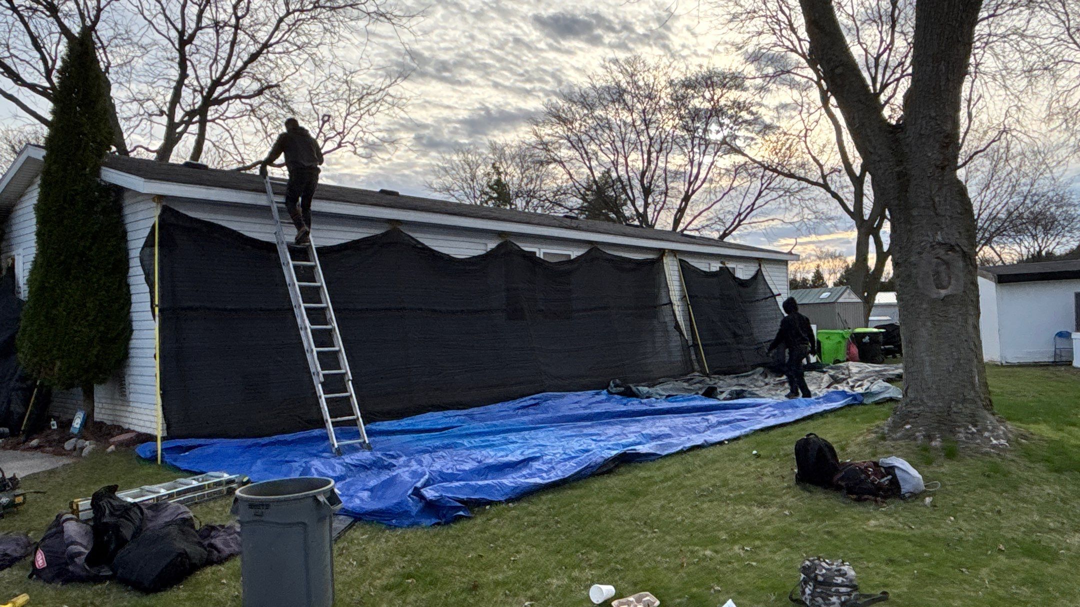 Roof Replacement using Owens Corning Sierra Gray by 180 Contractors