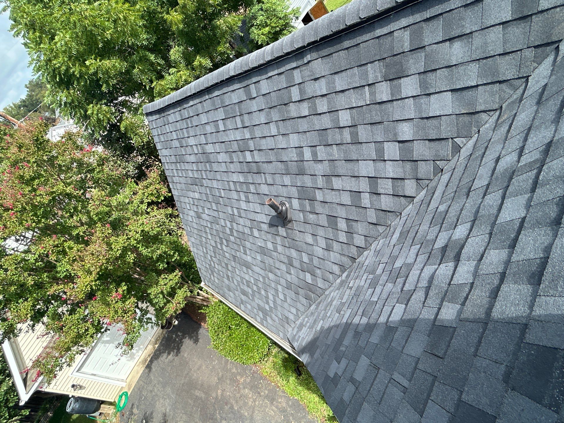 Arlington: Roof Replacement with CertainTeed Landmark Pro Designer Shingles in Max Def Moire Black by RM Banning, Inc.