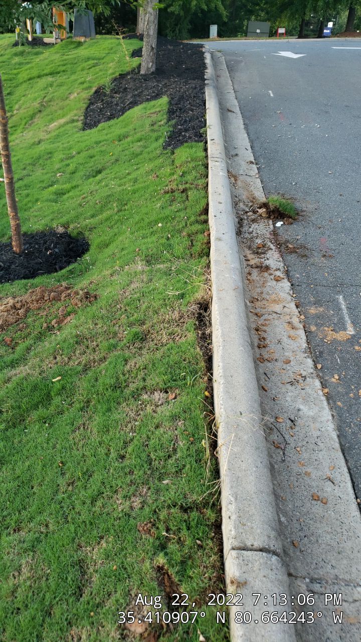 Commercial Landscaping Harris Teeter Fuel Station by Carolina-Metro Landscape, Inc