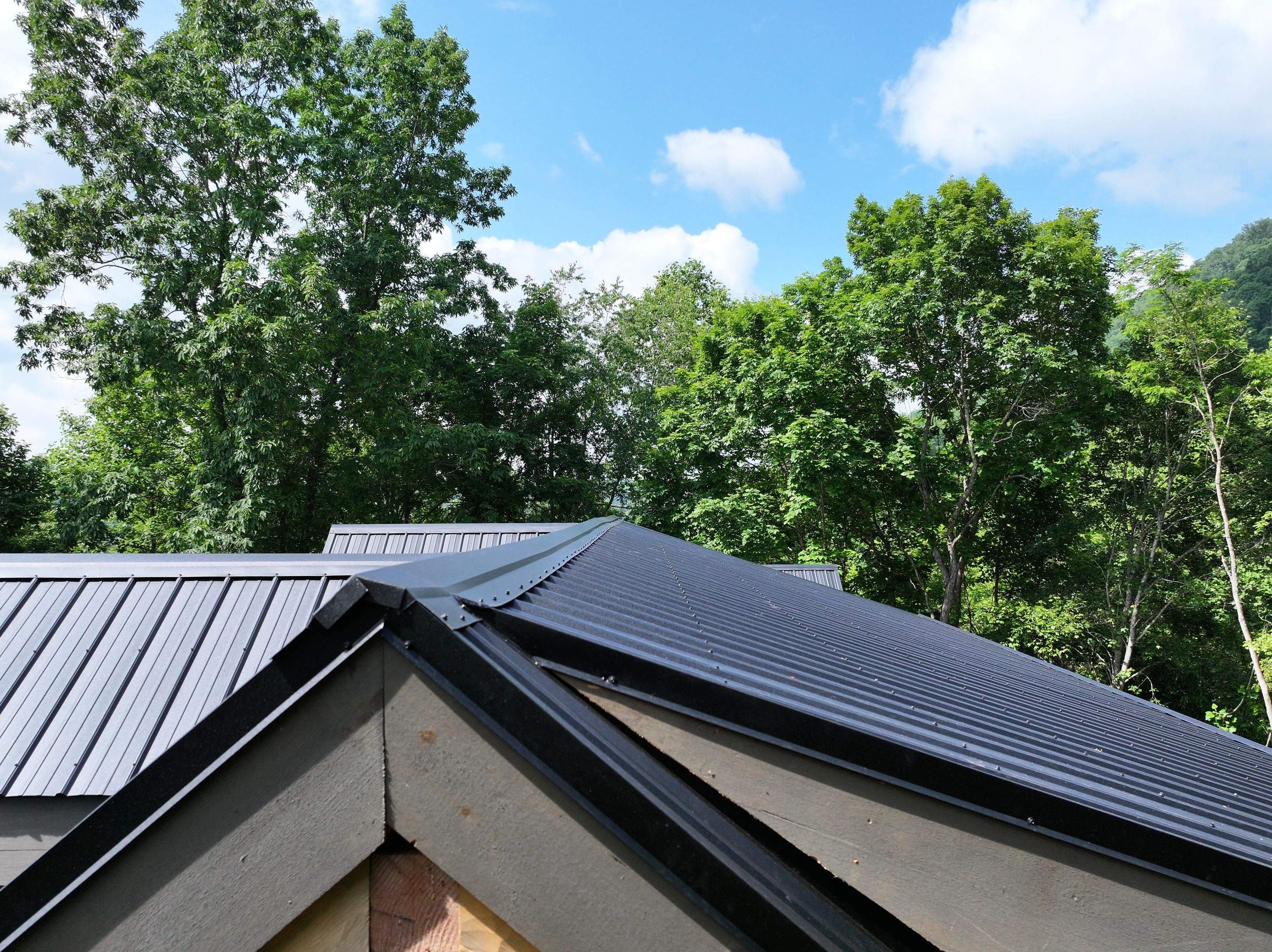 Textured Black AG Panel by Omnia Roofing