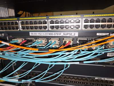 Structured cabling installation by CimaSolutions