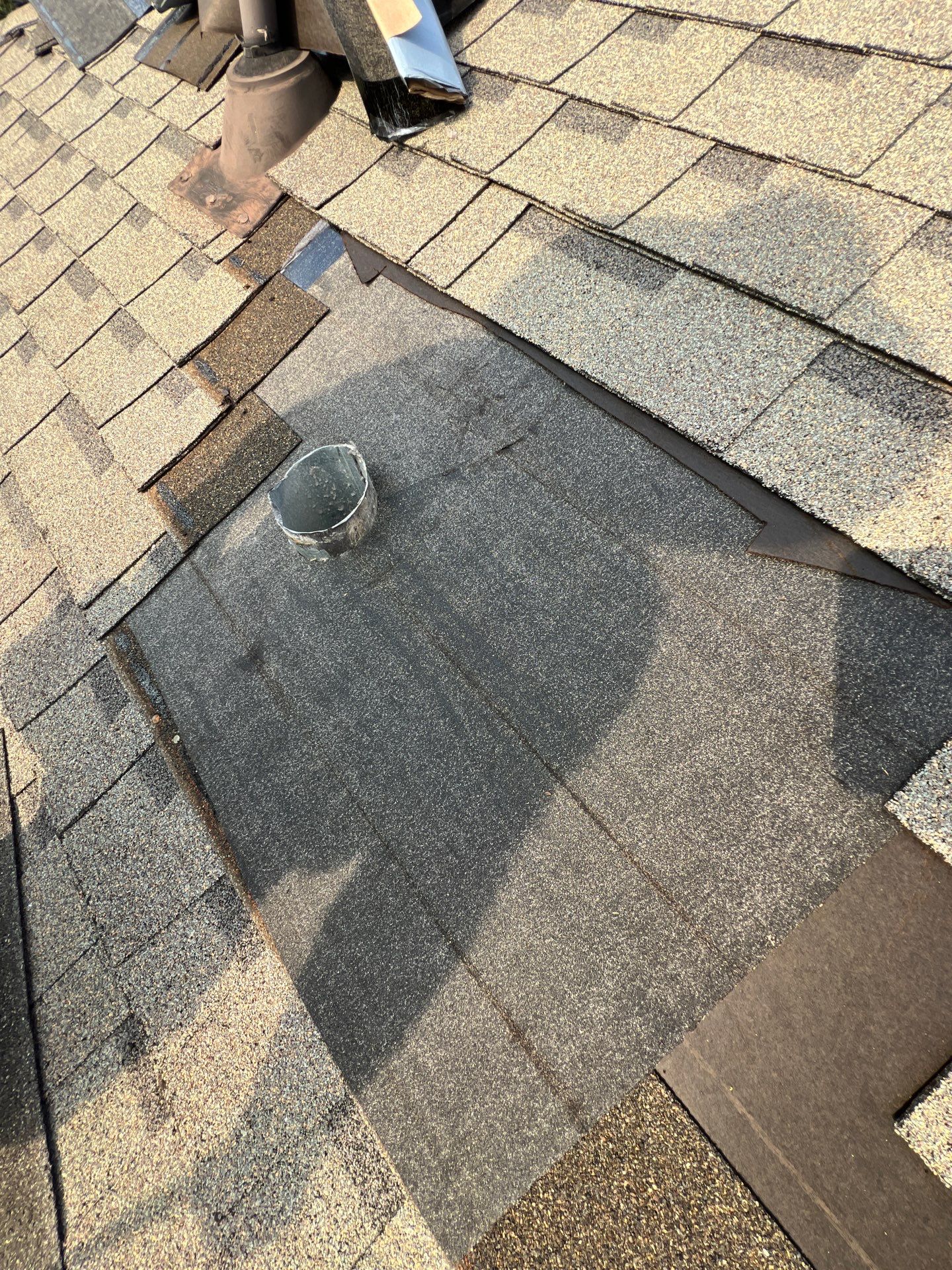 Hail Damage using Owen's Corning Duration (Lifetime) Shingles by Roof Repair Company