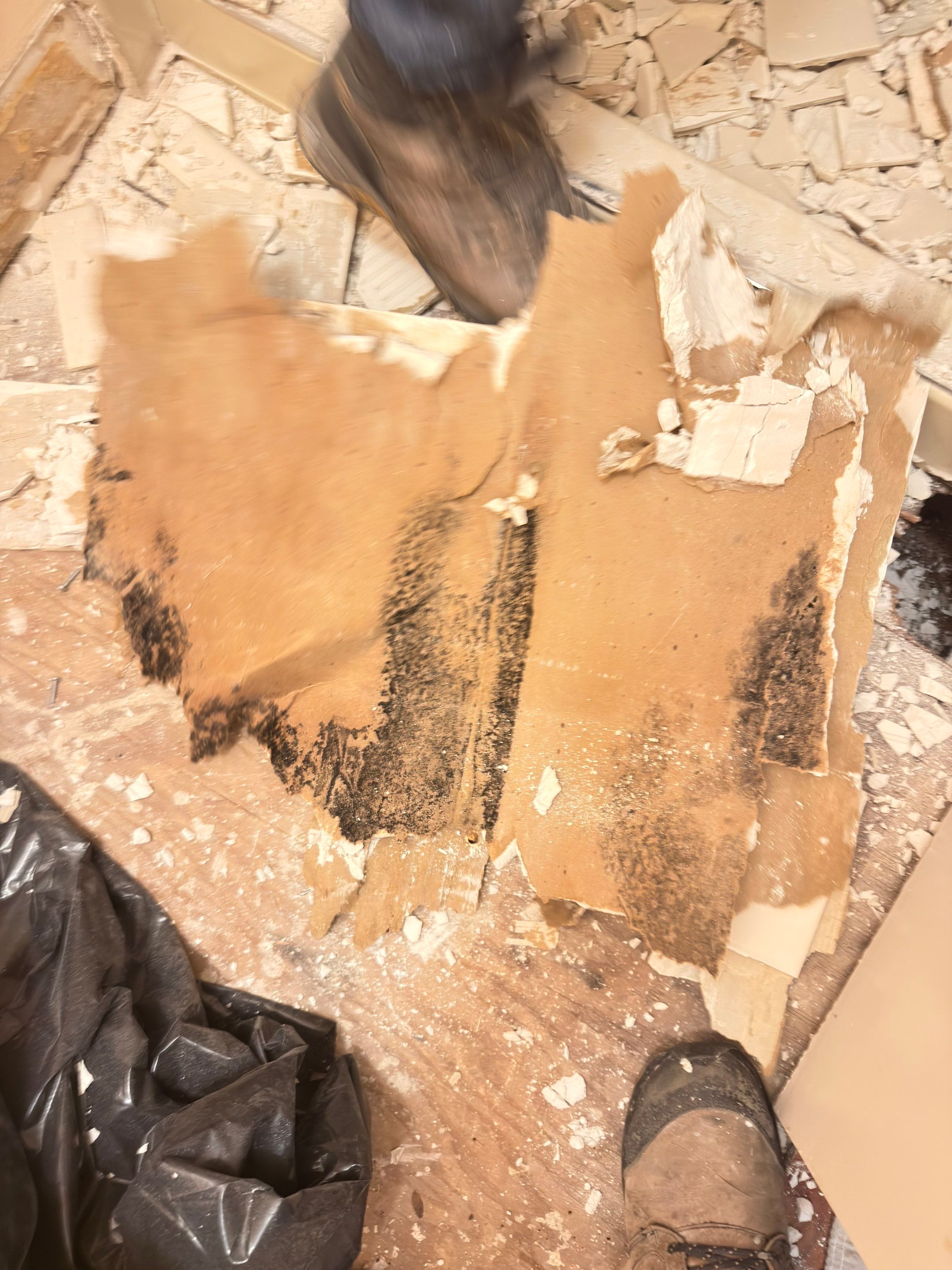 Shower Remodel due to Water Intrusion by Anza Builders, Inc. 