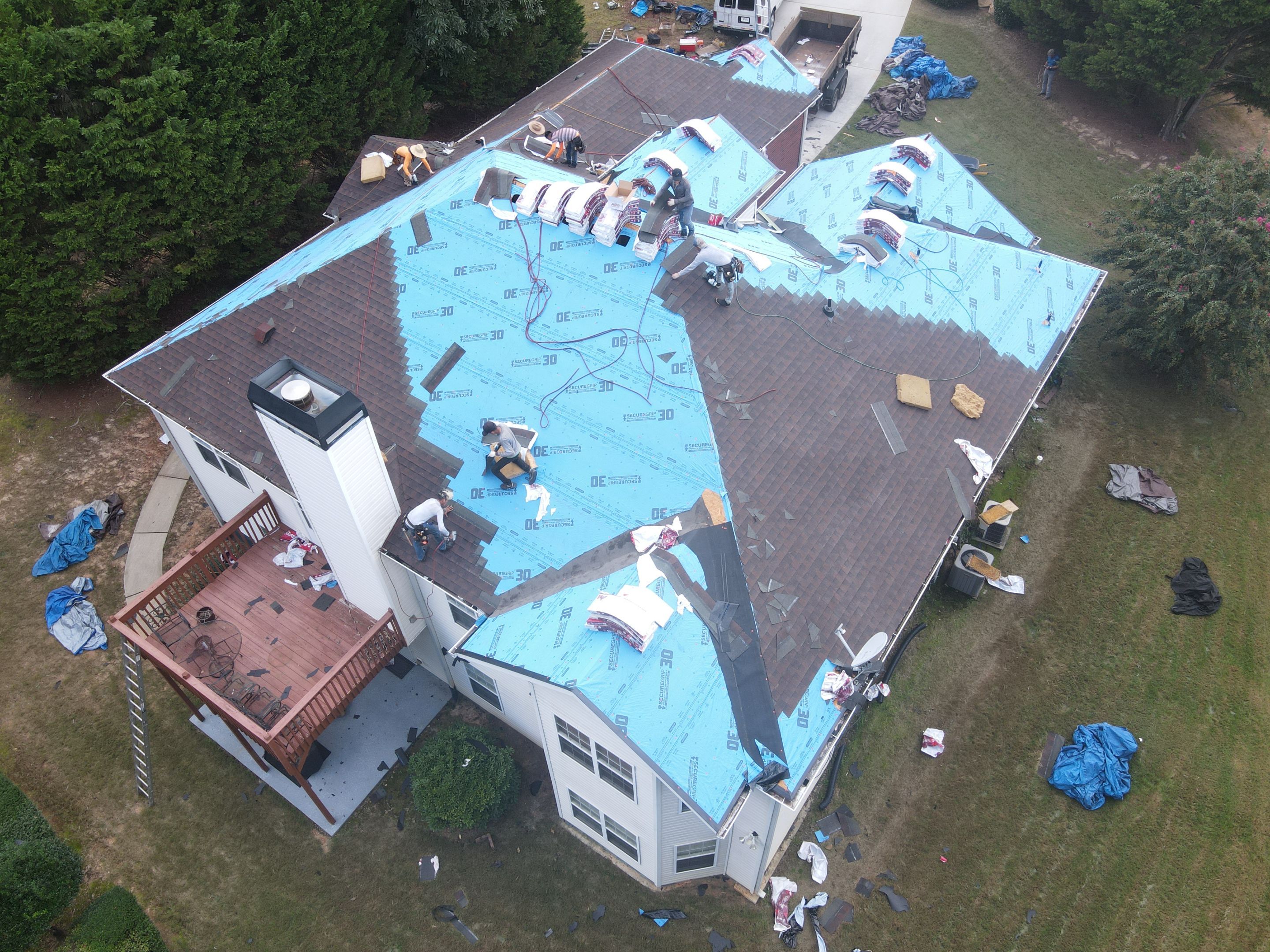 Residential Roofing Installation using GAF by Inspector Roofing and Restoration