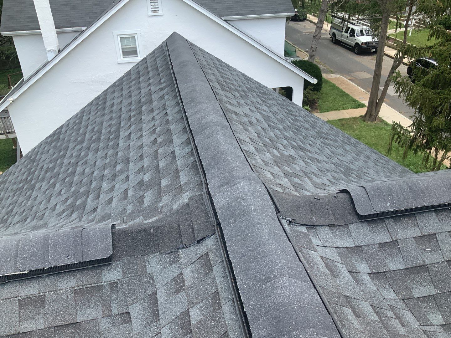 Residential Roofing Repair using Ridge Vent  by Alpha Design Services