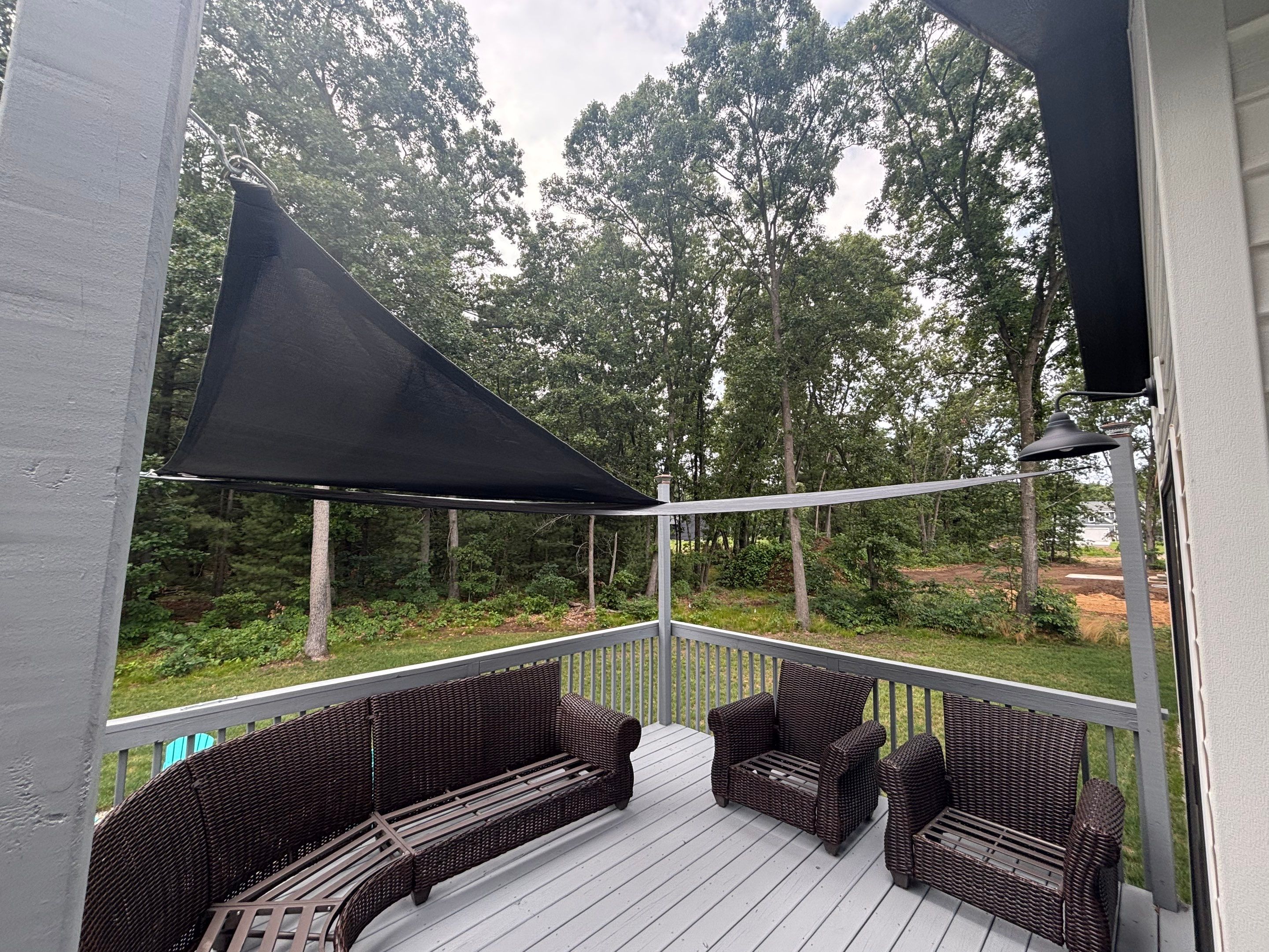 Deck Staining, Repairs & Sunshade Installation by Gordon Painting