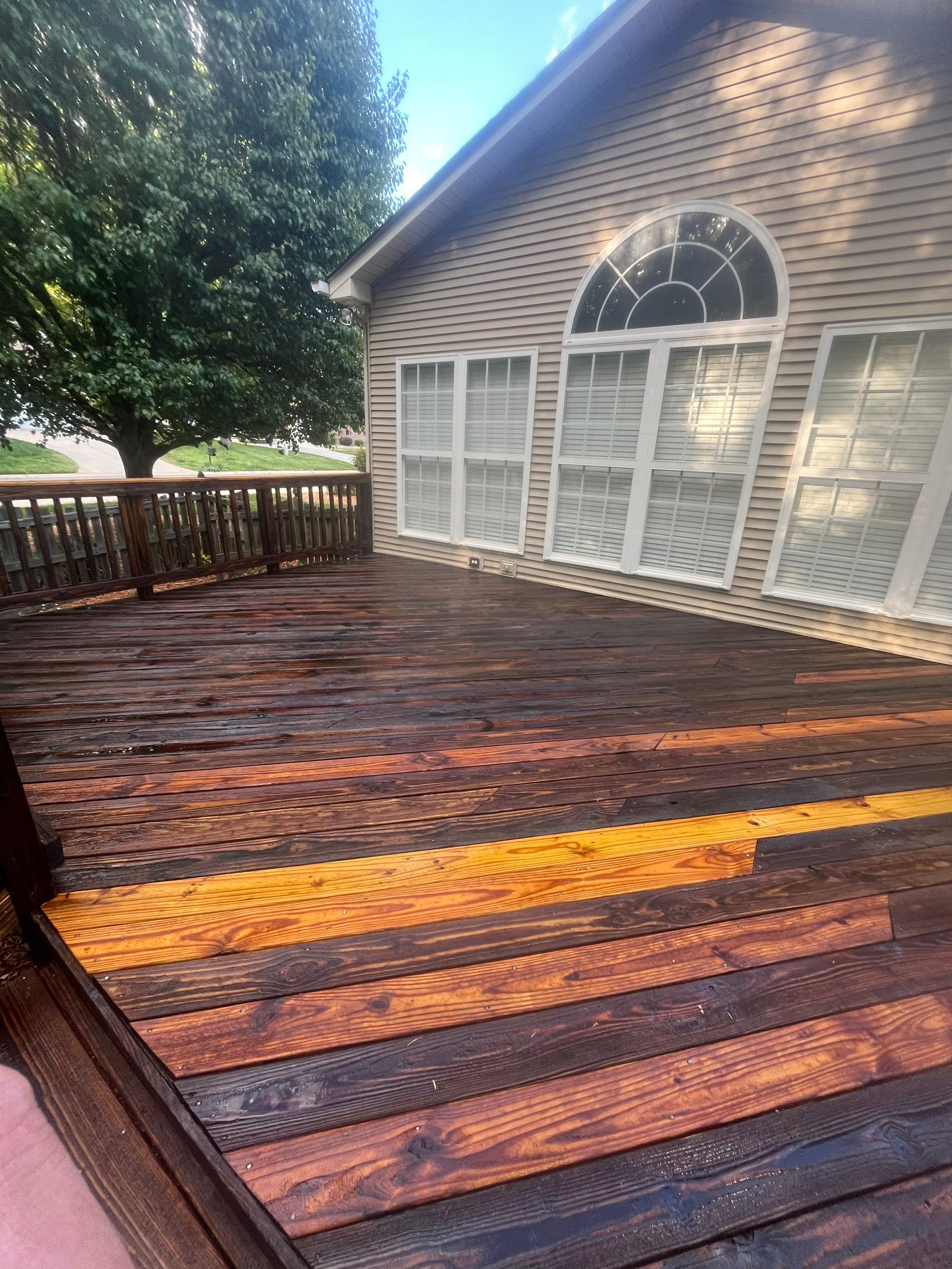 Weathered Deck using Wood Sealant by DuraSeal