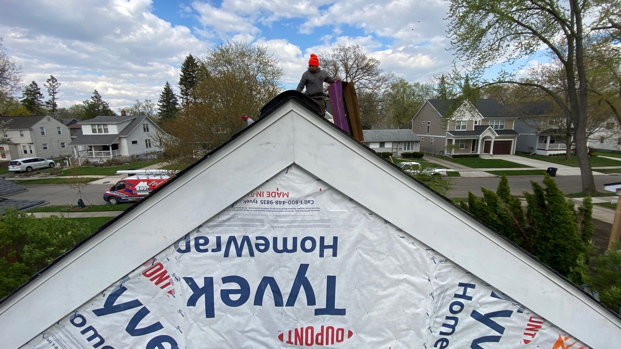 Roof Replacement using CertainTeed Landmark by 180 Contractors