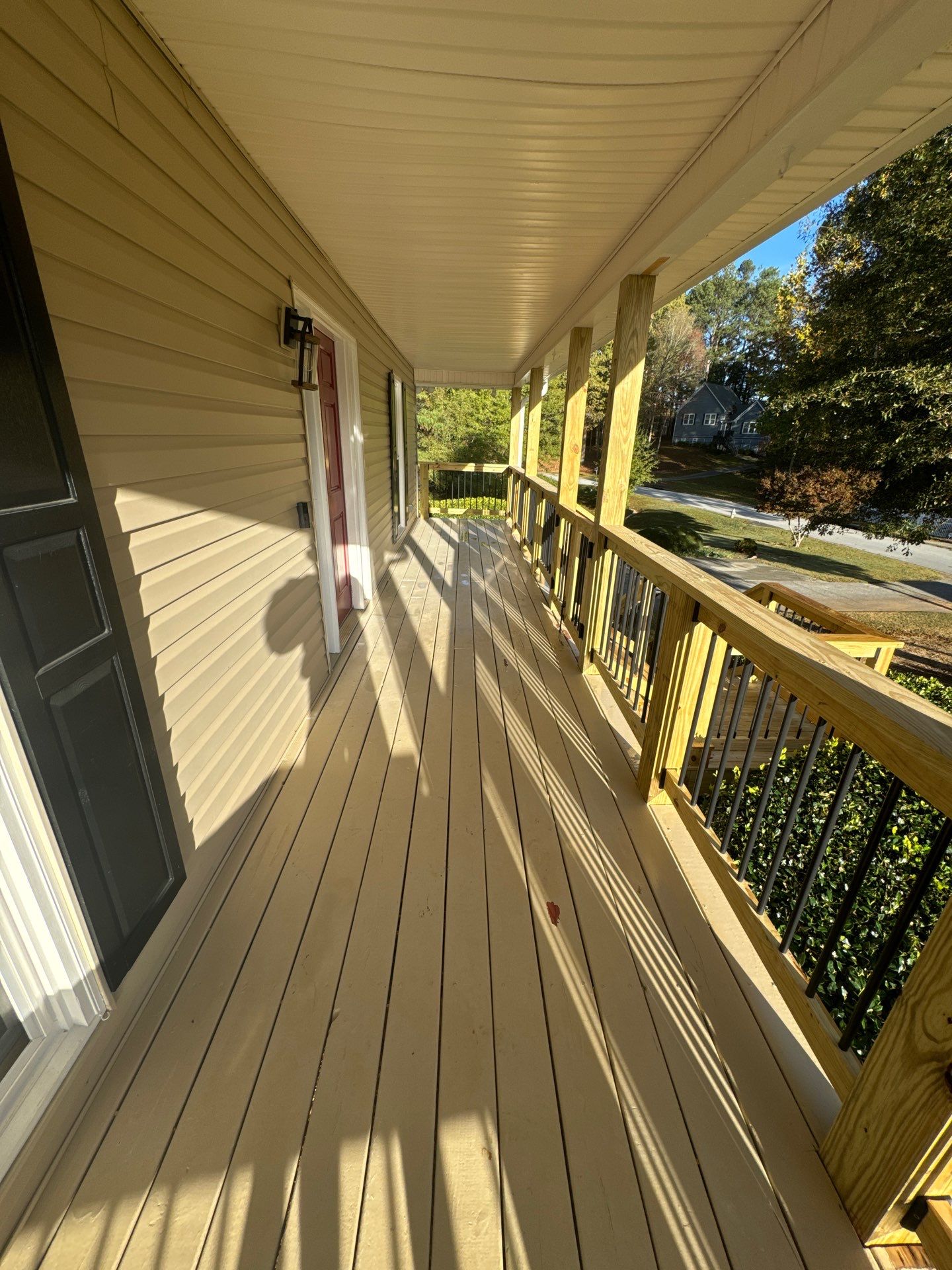Custom Deck Construction and Privacy Fence Installation in Powder Springs by Swift Home Renovations